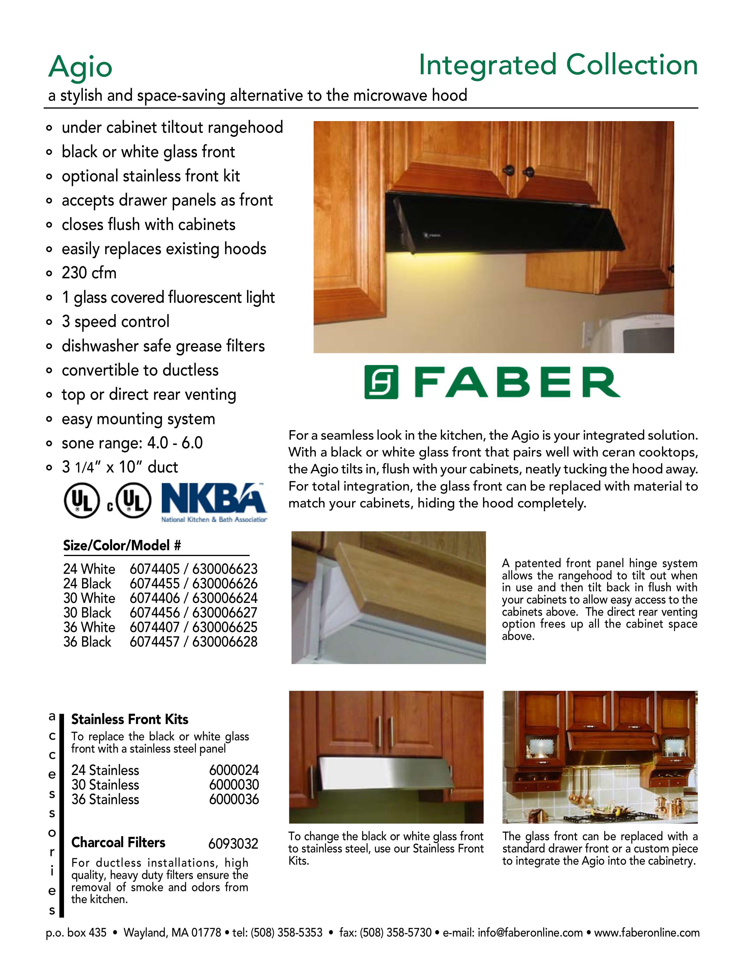 Faber 6074407/630006625 Ventilation Hood User Manual