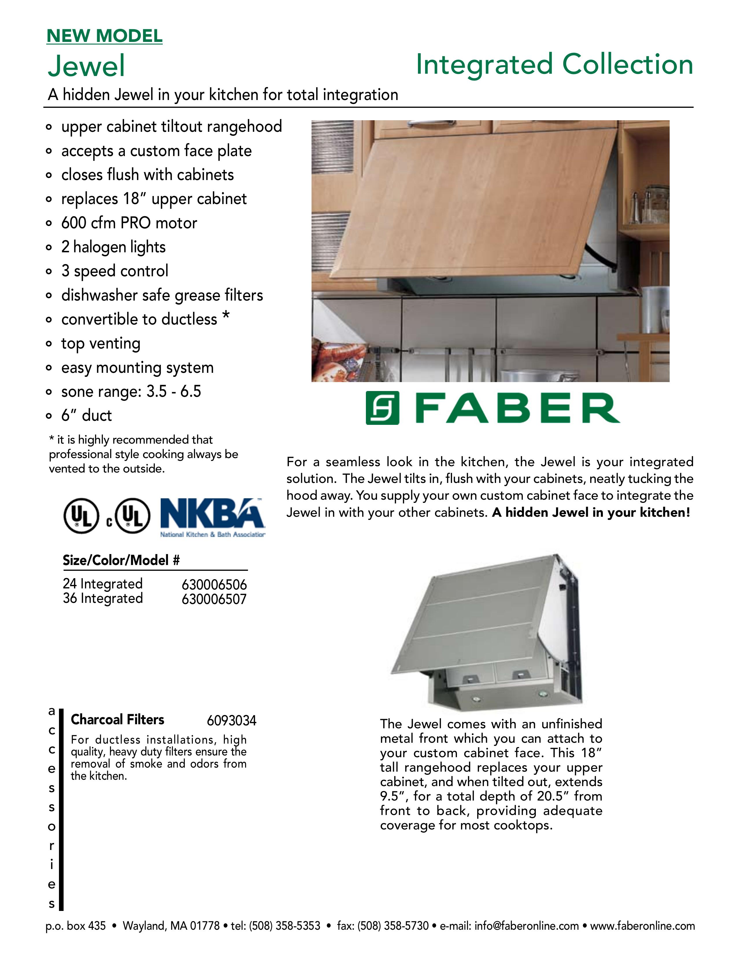 Faber 630006506 Ventilation Hood User Manual