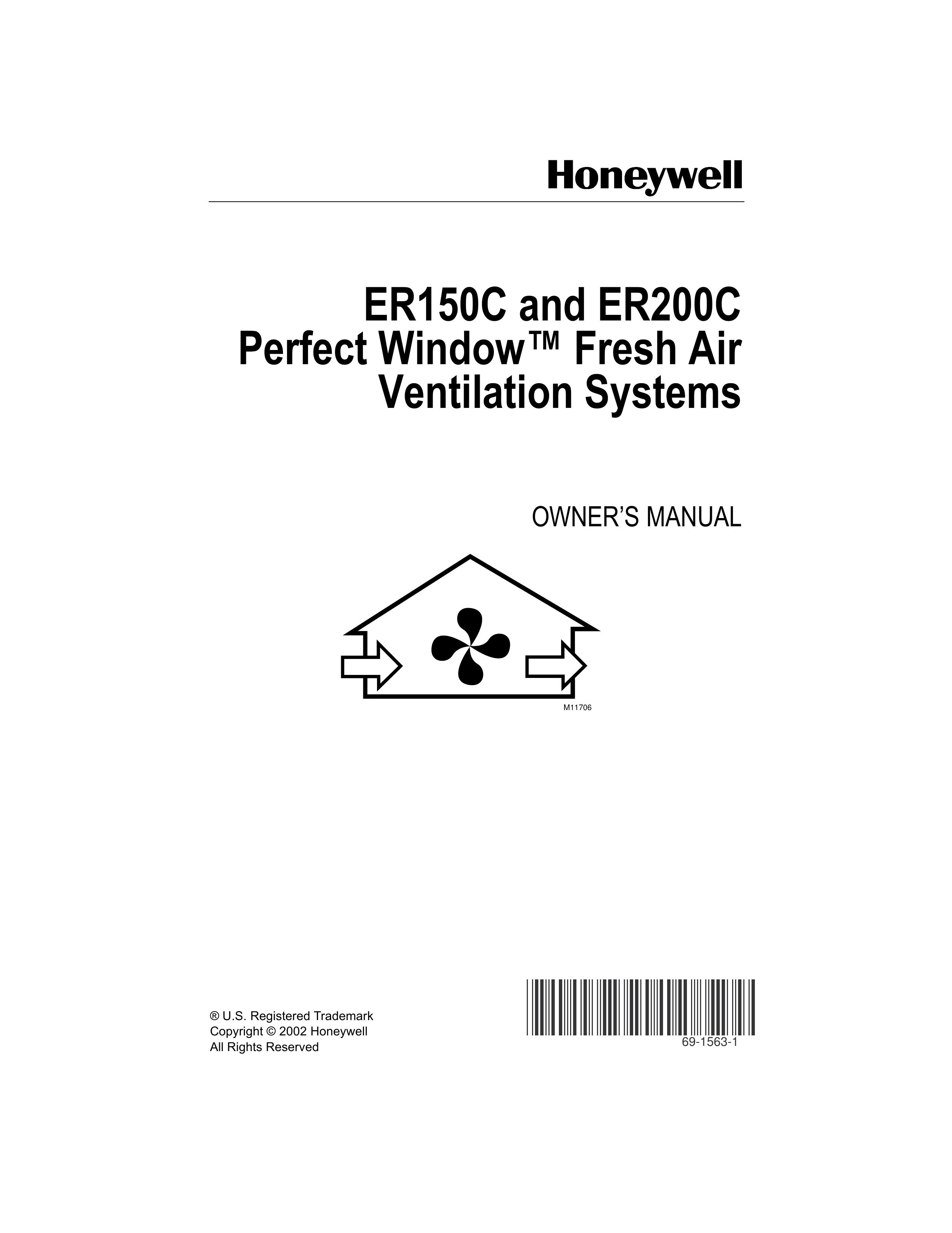 Honeywell ER150C Ventilation Hood User Manual