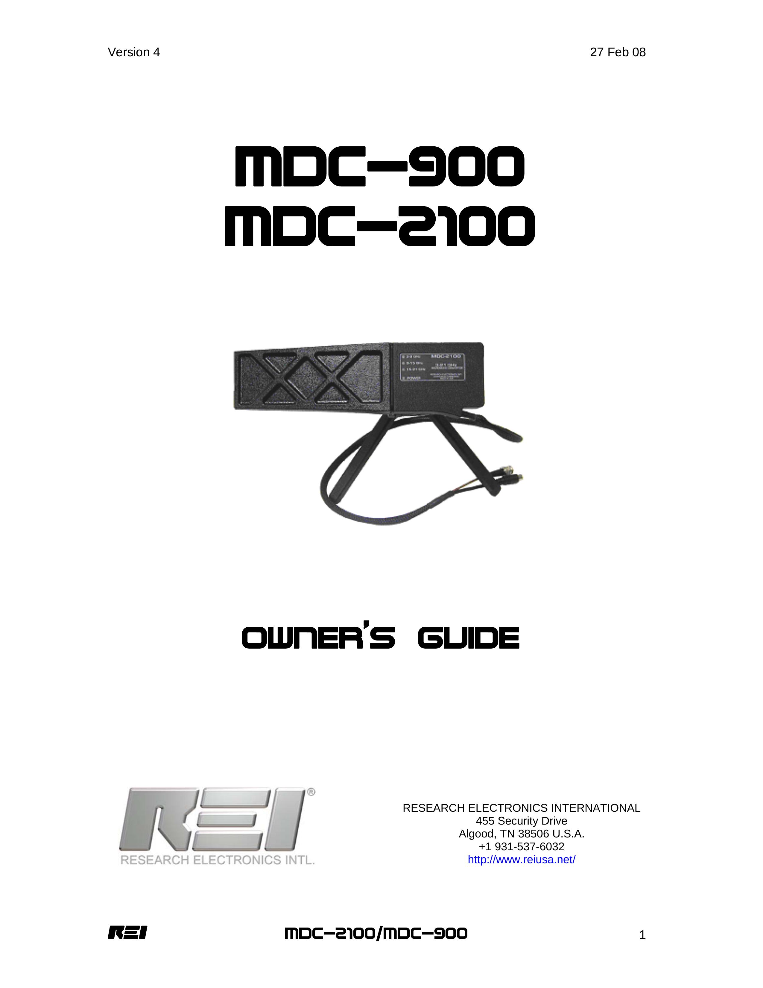 REI MDC-900 Ventilation Hood User Manual