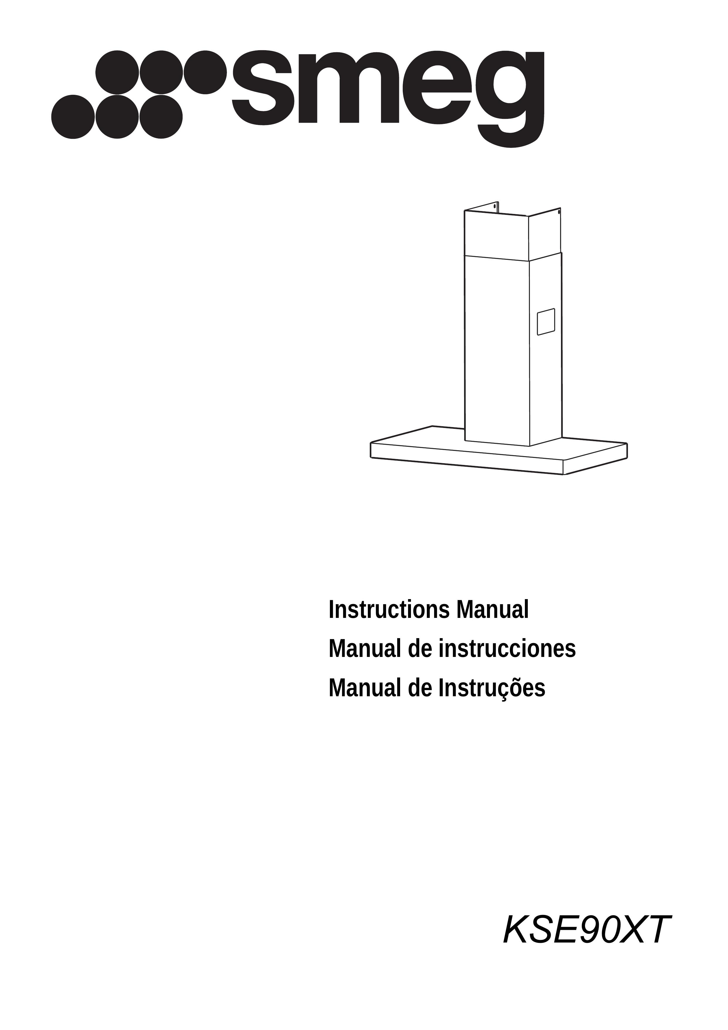 Smeg KSE90XT Ventilation Hood User Manual