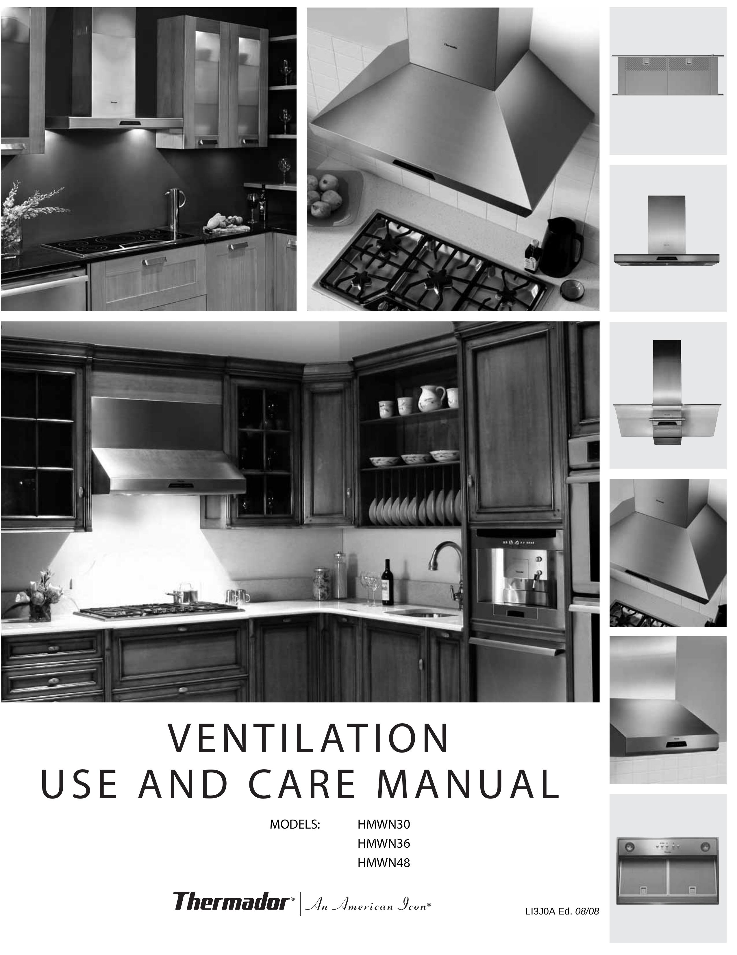Thermador HMWN36 Ventilation Hood User Manual