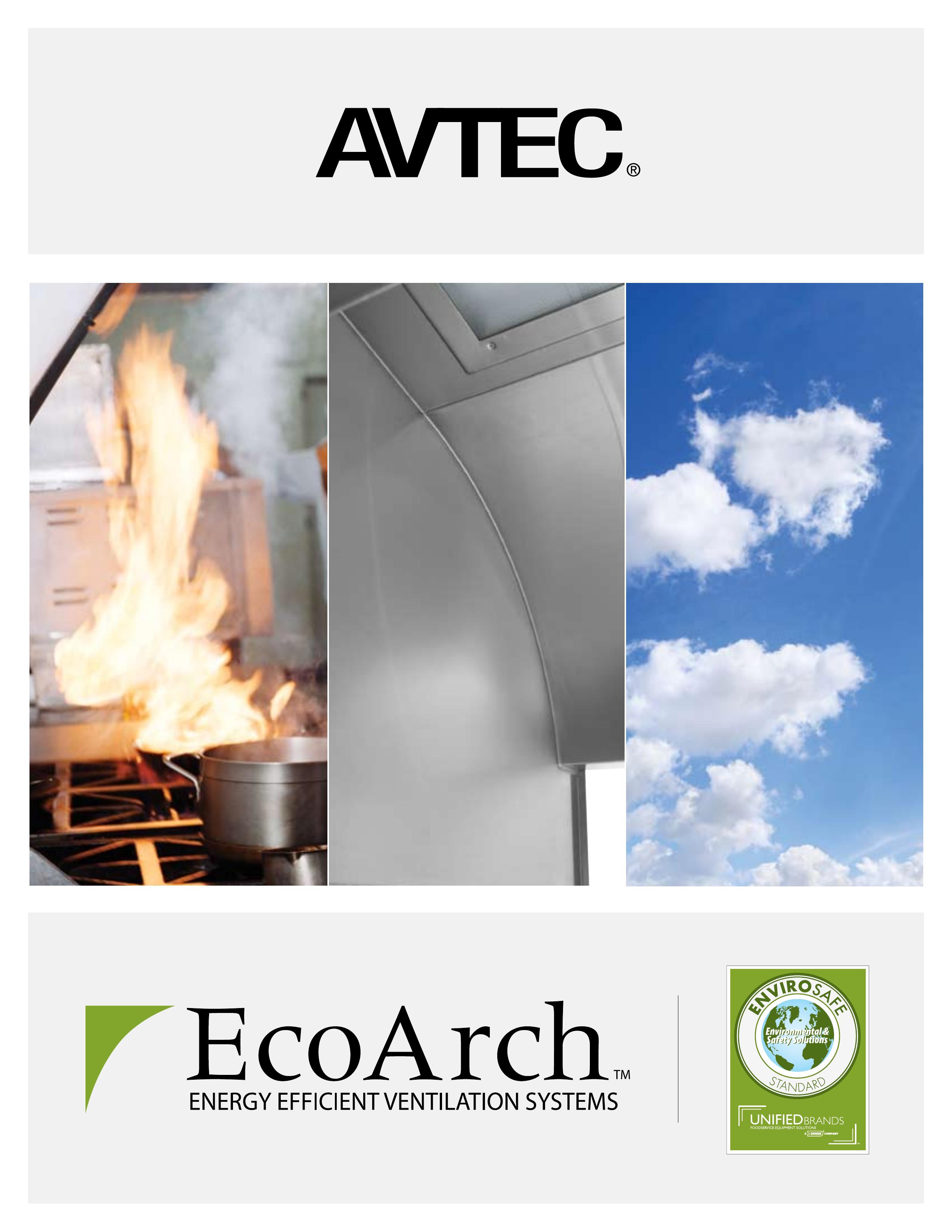Unified Brands EcoArch Ventilation Hood User Manual