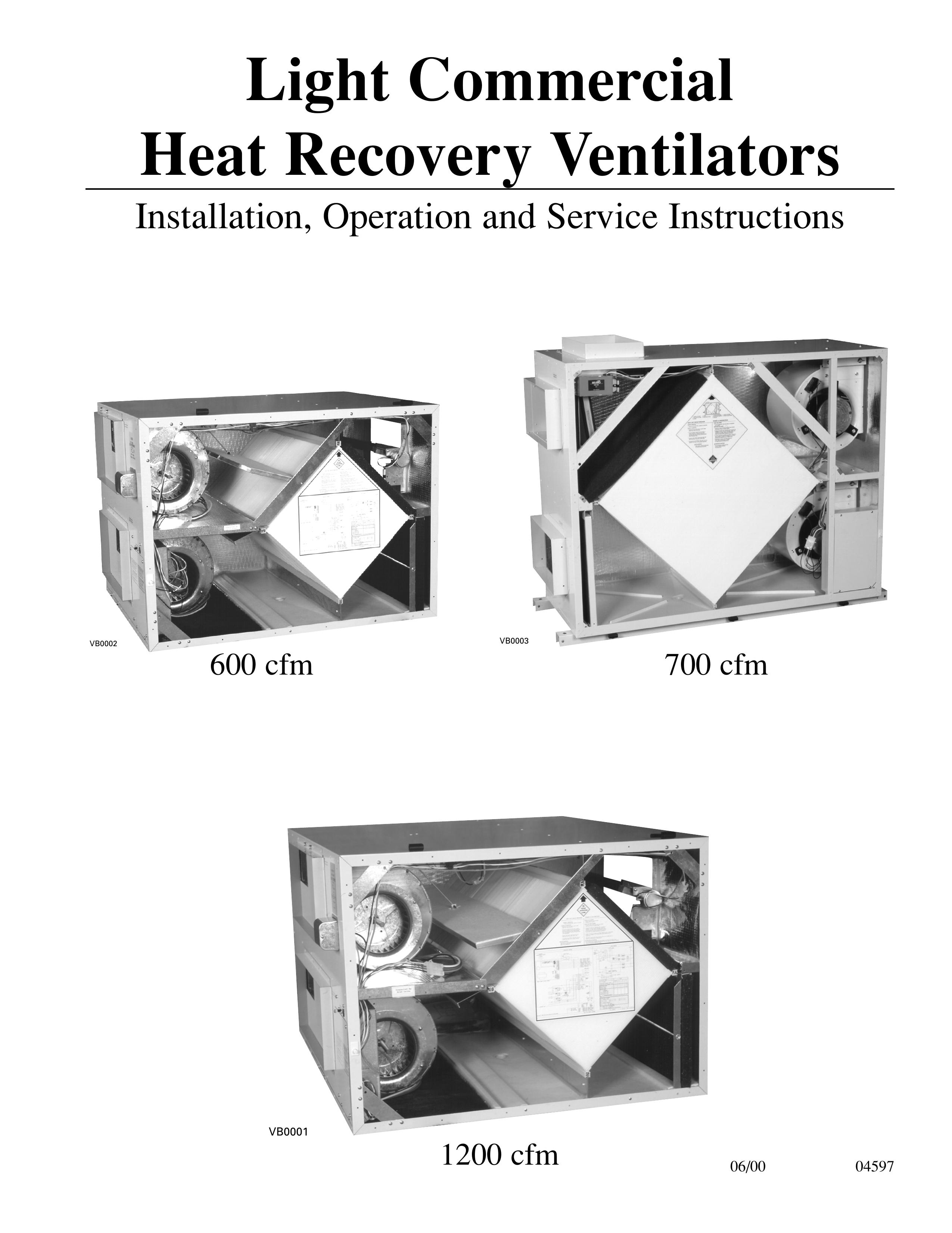 Venmar 700 cfm Ventilation Hood User Manual