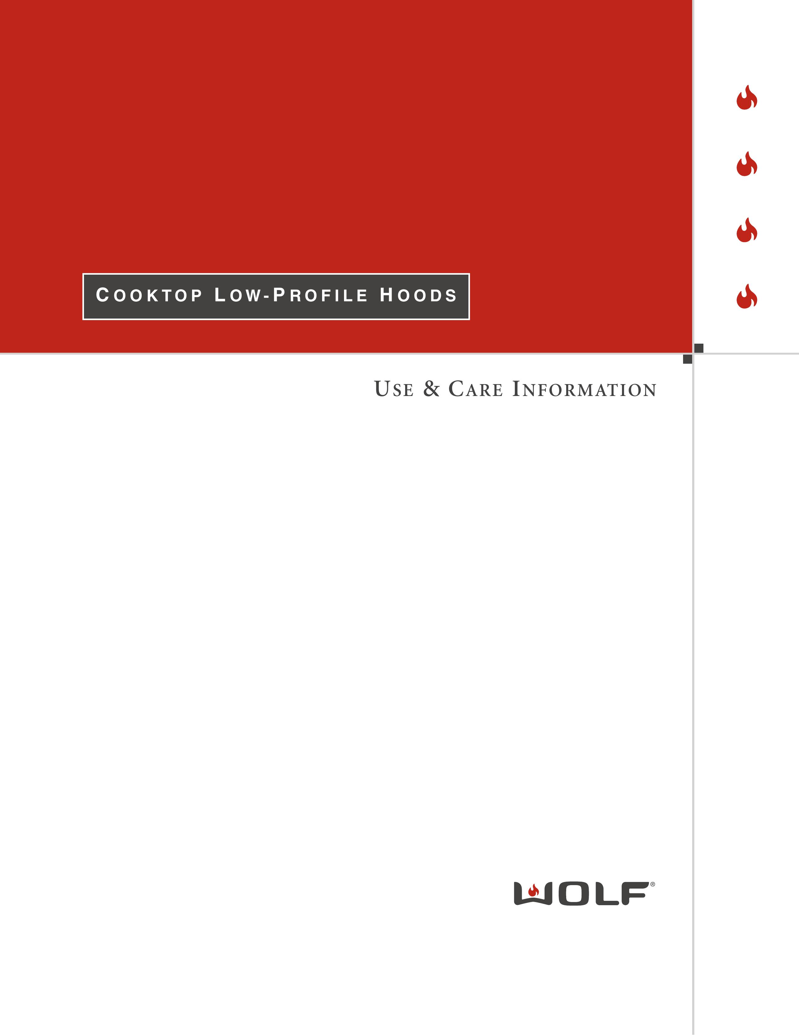 Wolf CTEWH36 Ventilation Hood User Manual