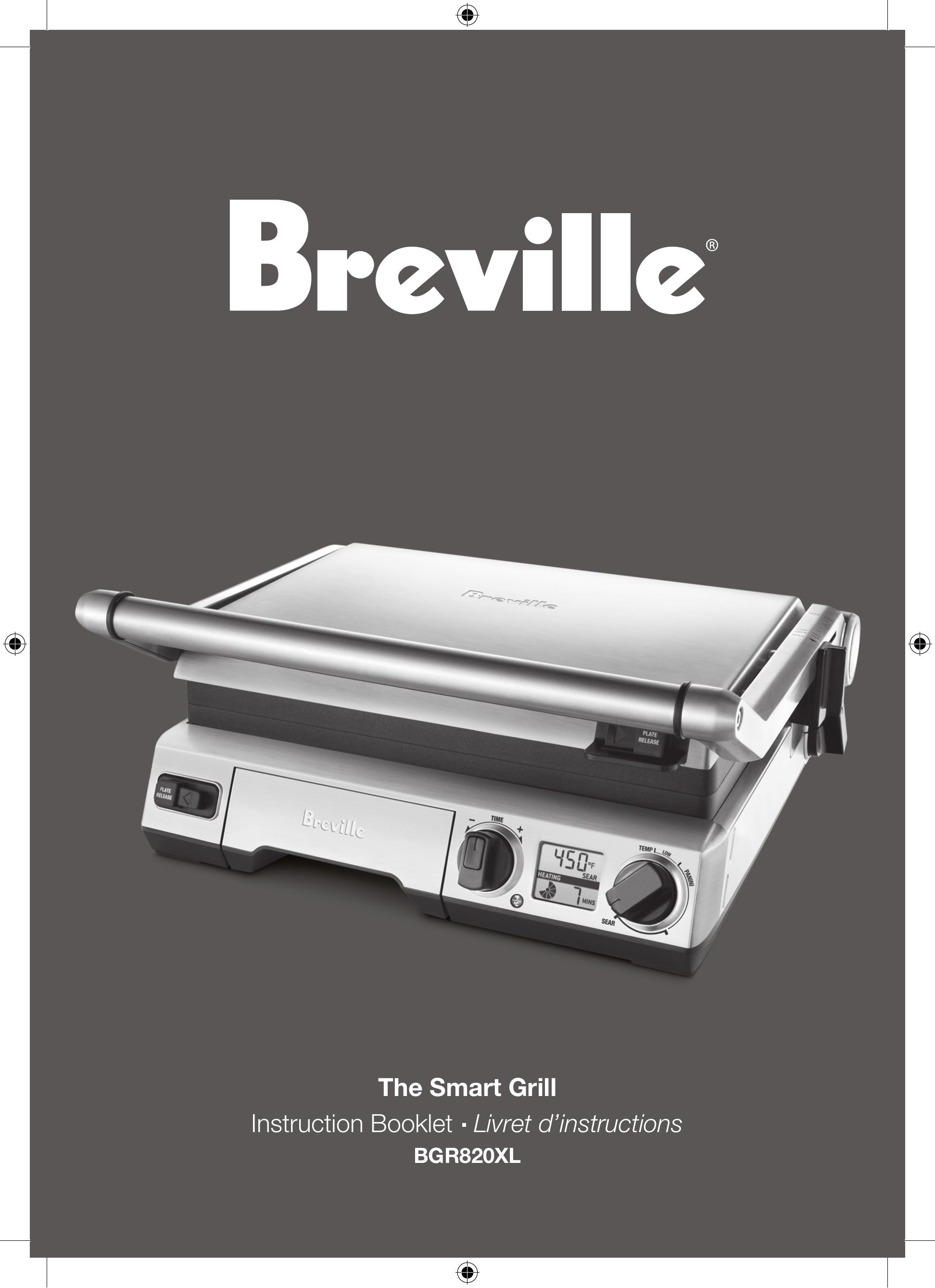 Breville BGR820XL Waffle Iron User Manual