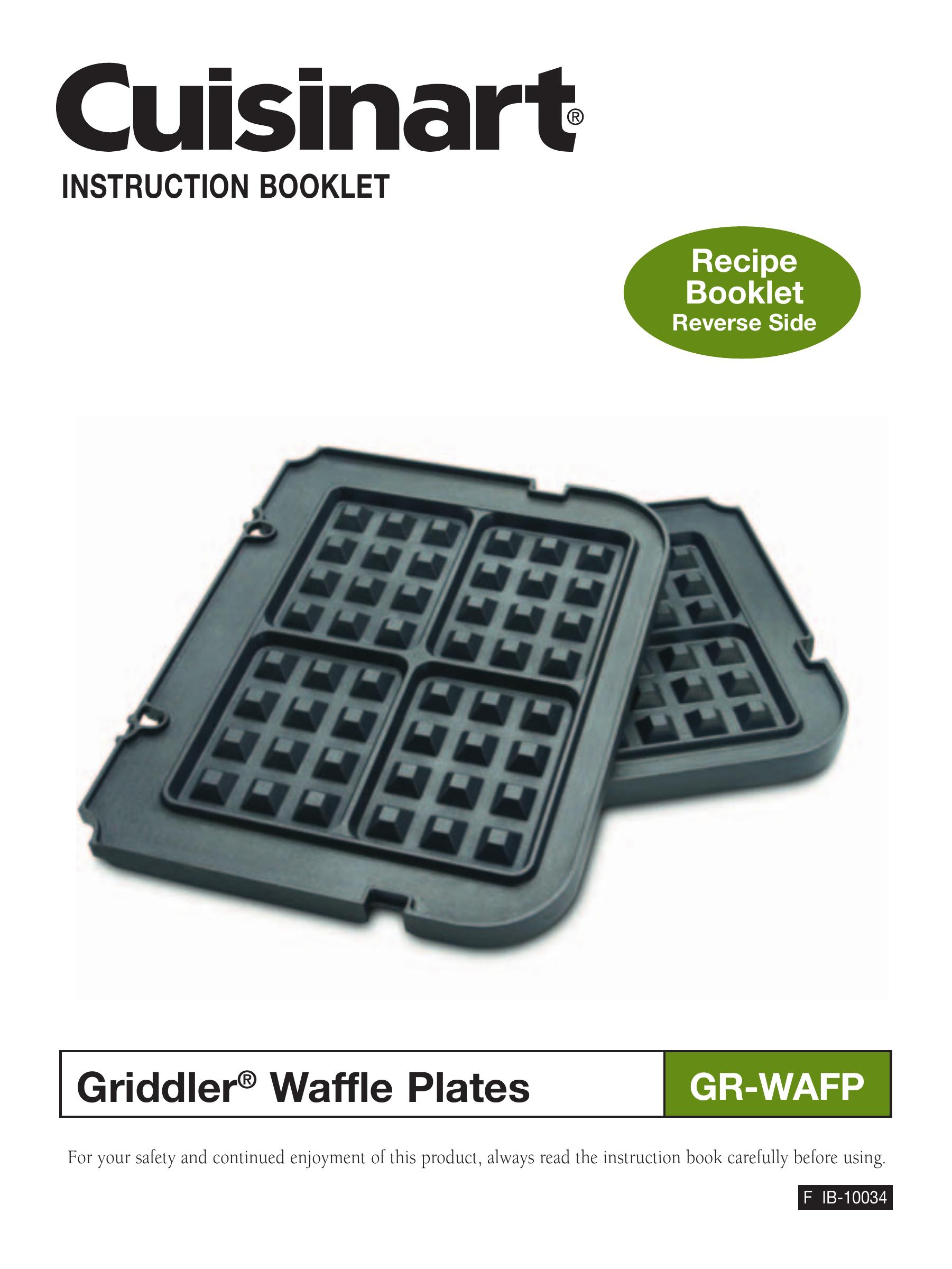 Cuisinart GR-WAFP Waffle Iron User Manual