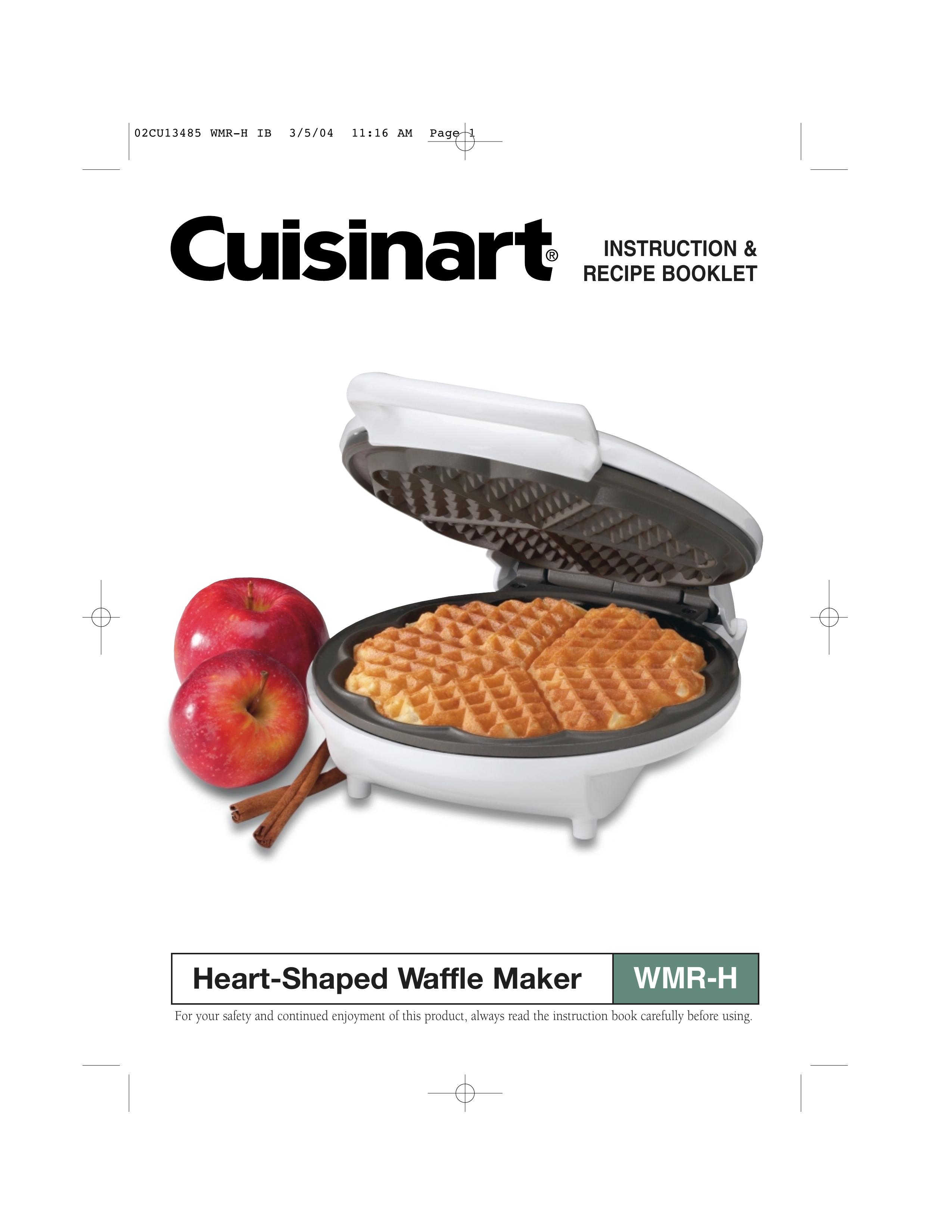 Cuisinart WMR-H Waffle Iron User Manual