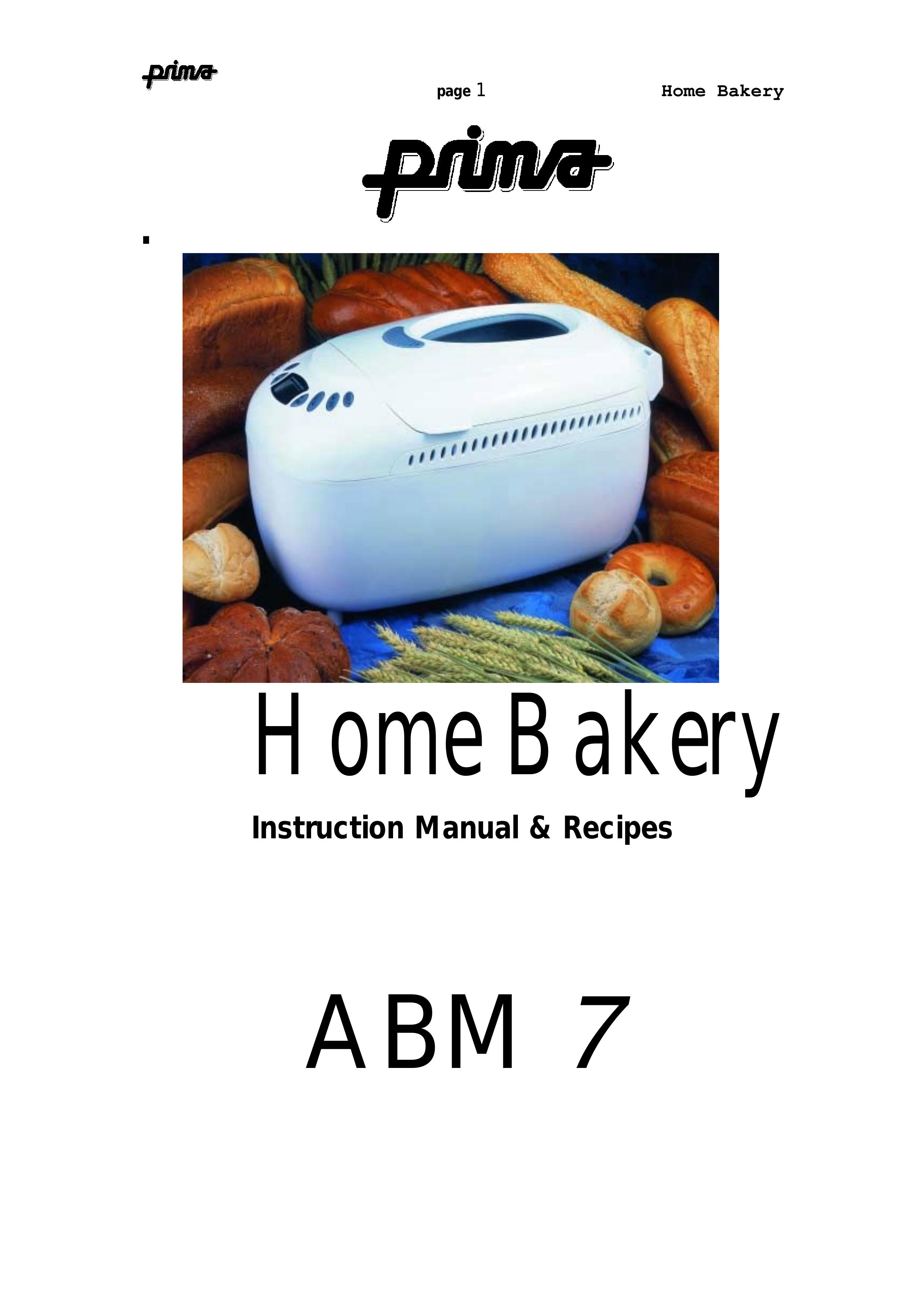 Prima ABM 7 Waffle Iron User Manual