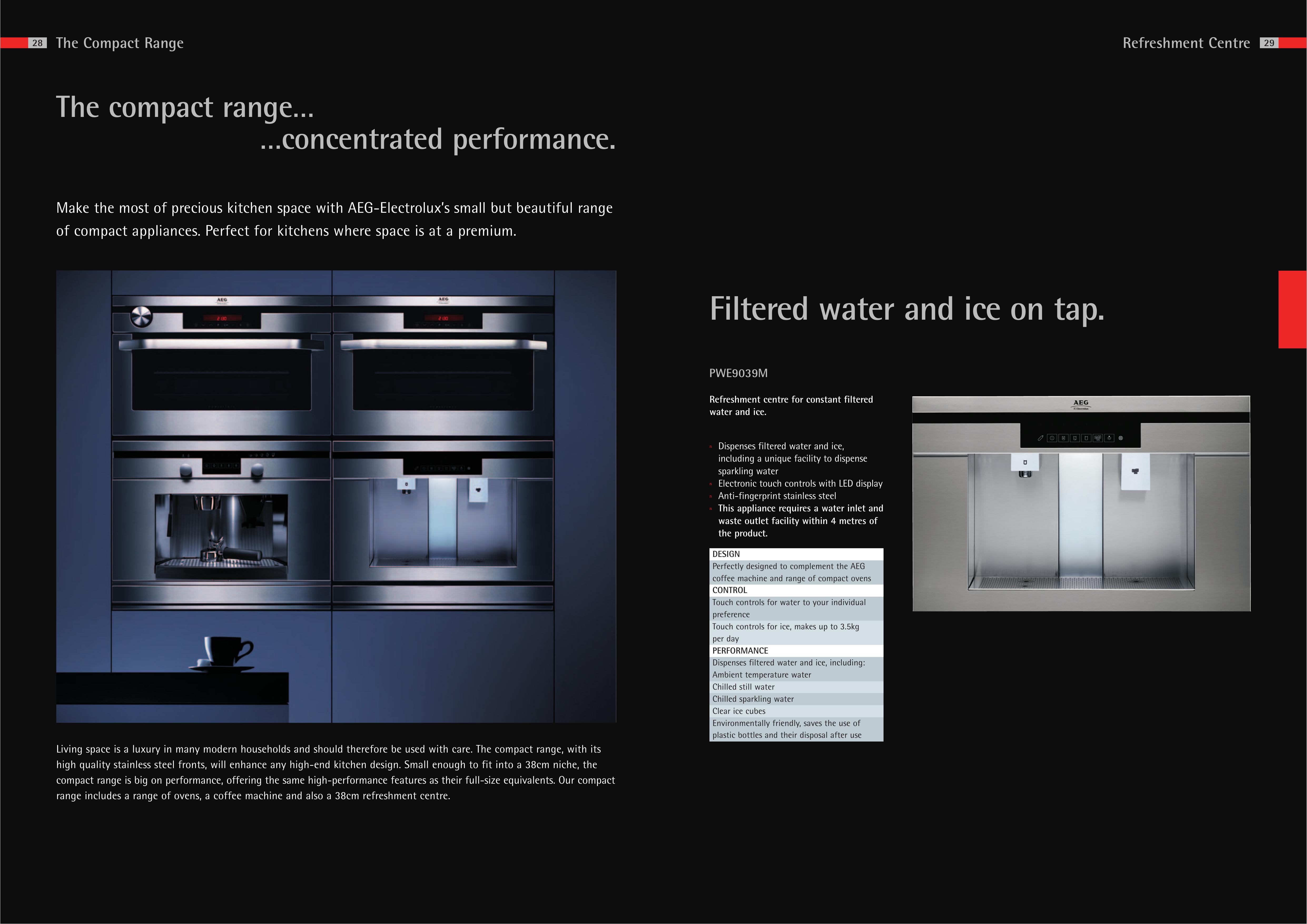 AEG PWE9039M Water Dispenser User Manual