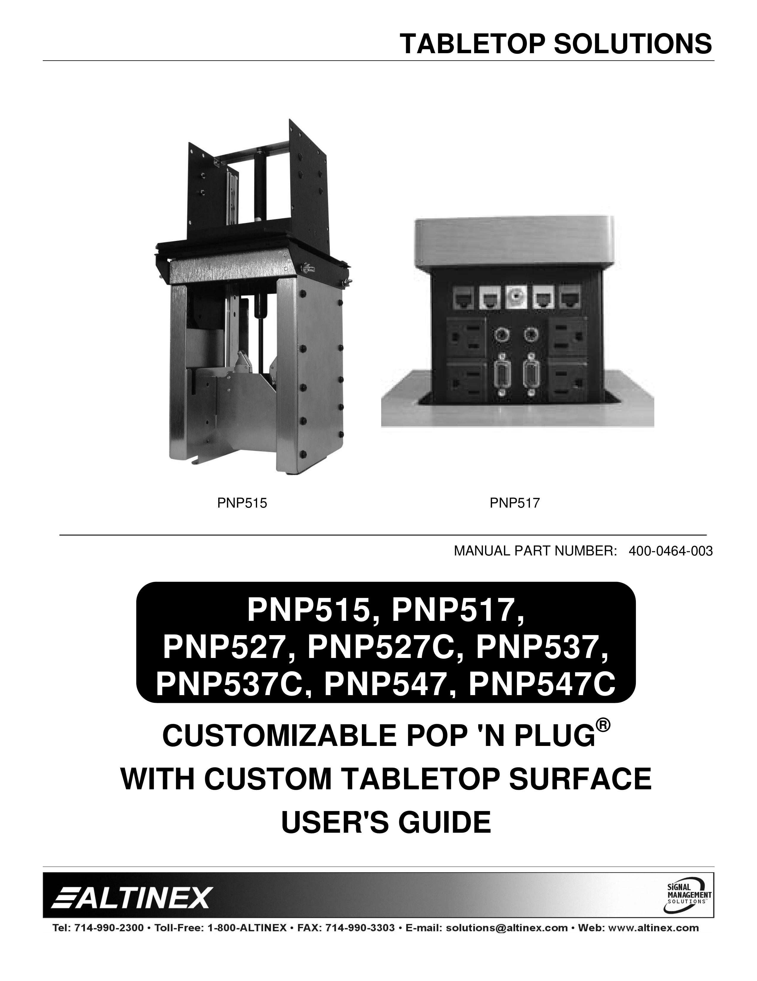 Altinex PNP515 Water Dispenser User Manual