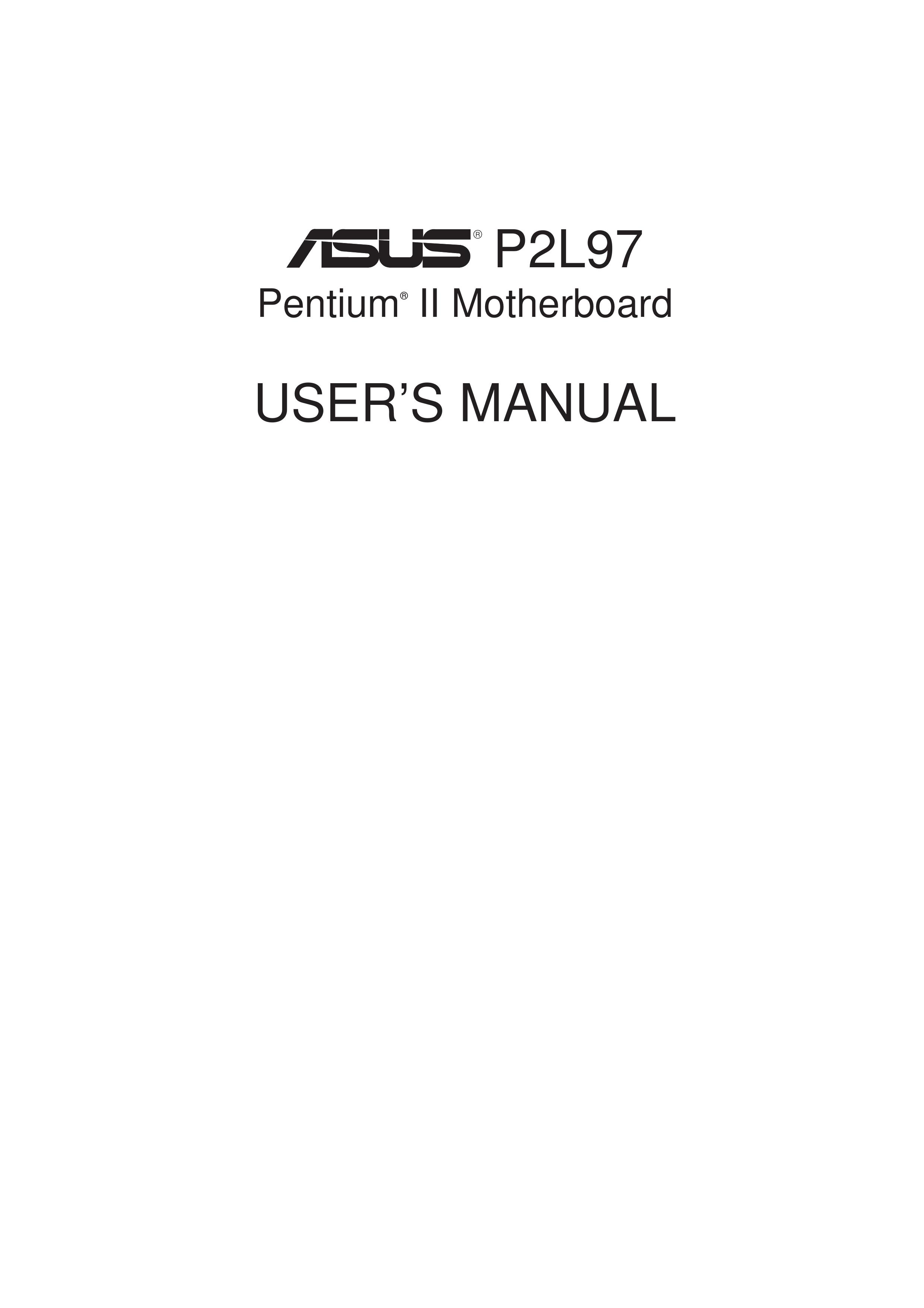Asus P2L97 Water Dispenser User Manual