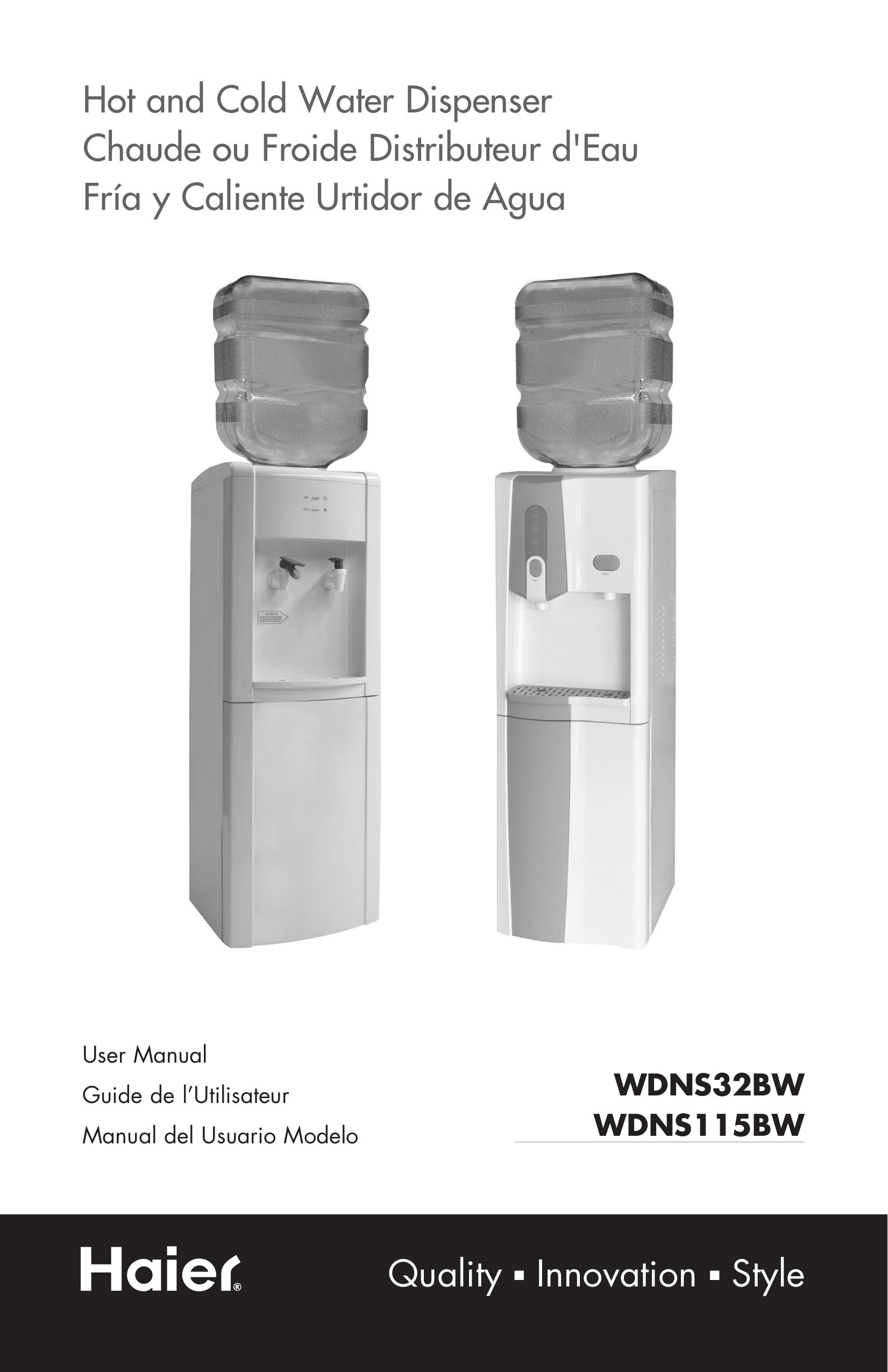 Haier WDNS115BW Water Dispenser User Manual