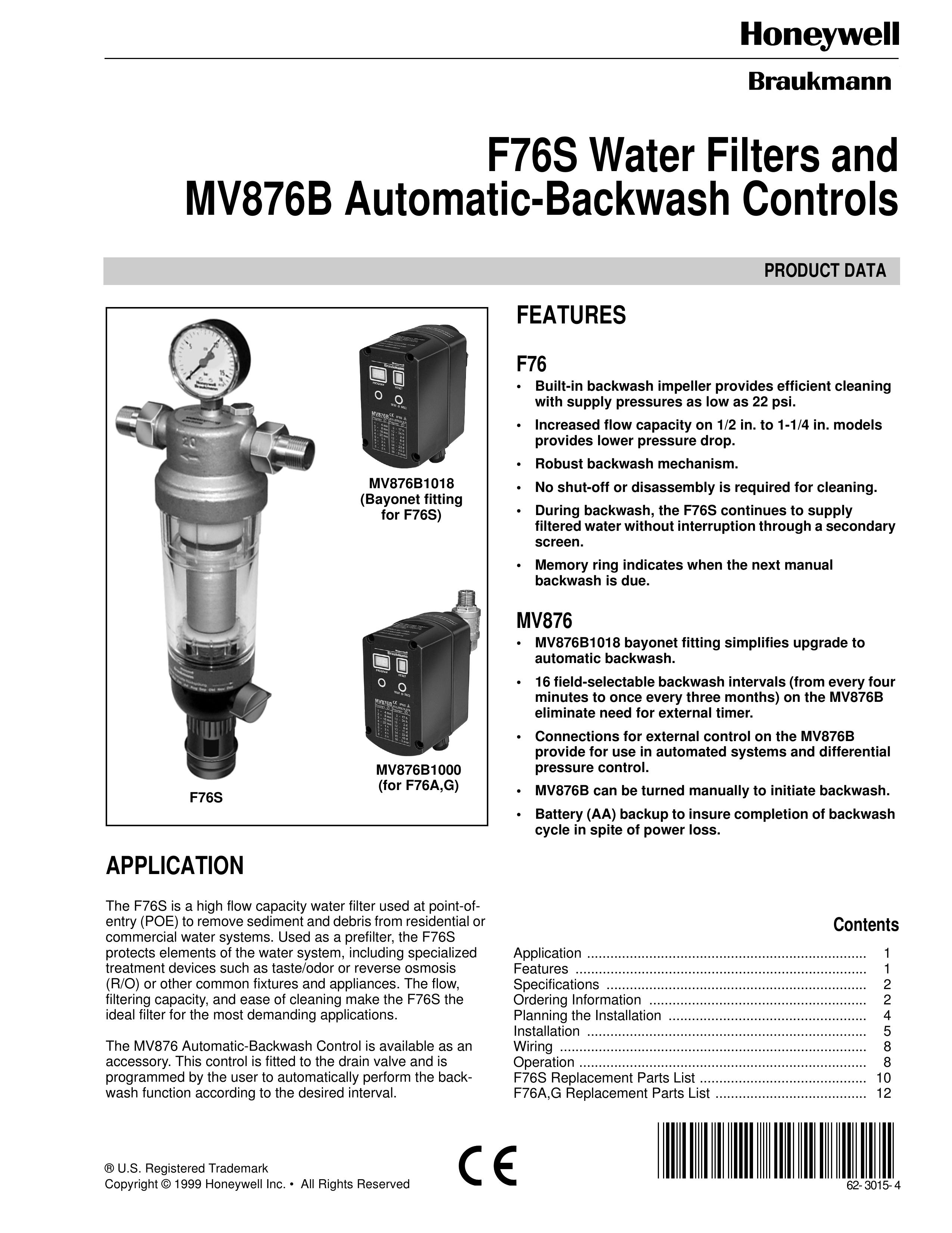 Honeywell F76S Water Dispenser User Manual