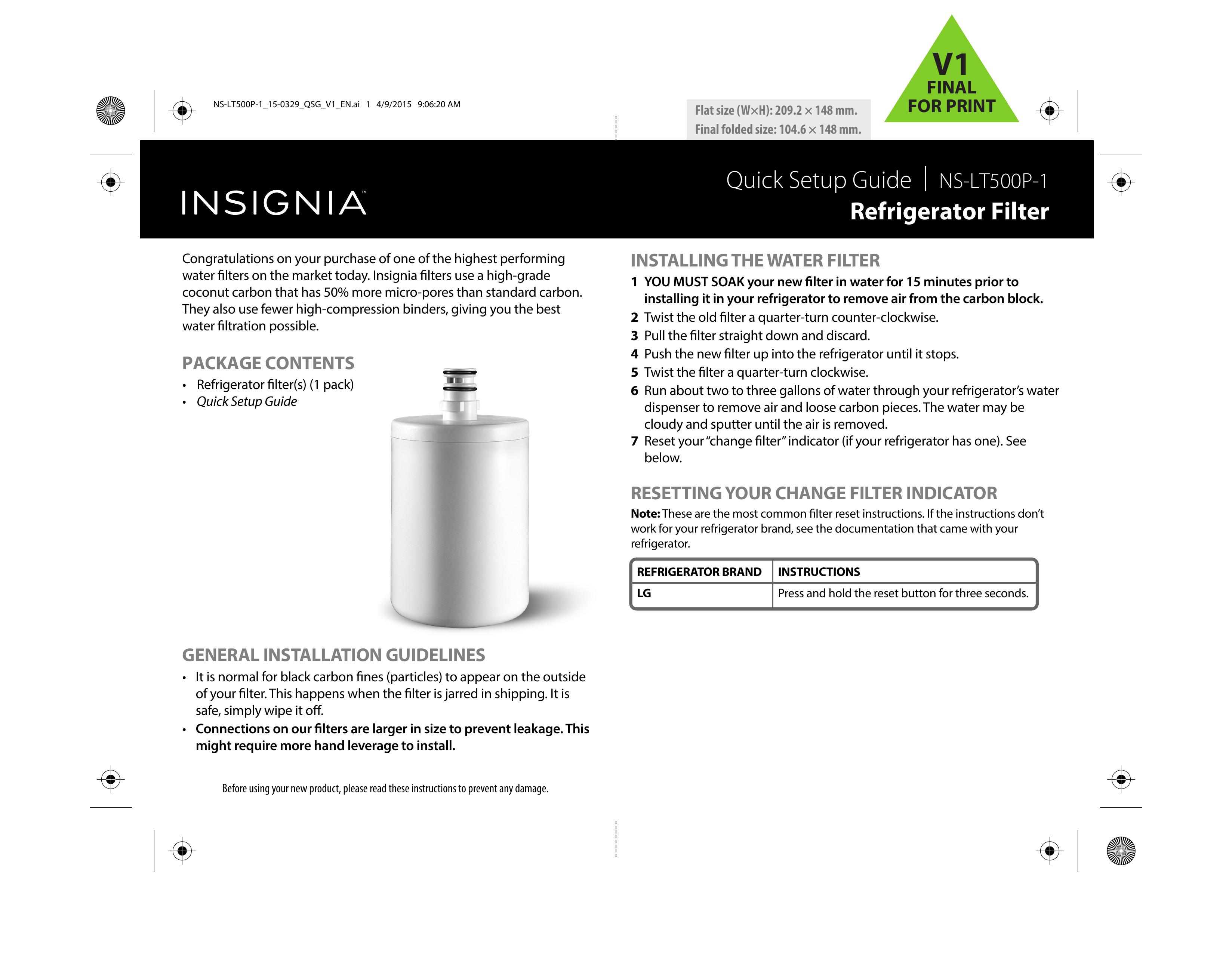 Insignia NS-LT500P-1 Water Dispenser User Manual