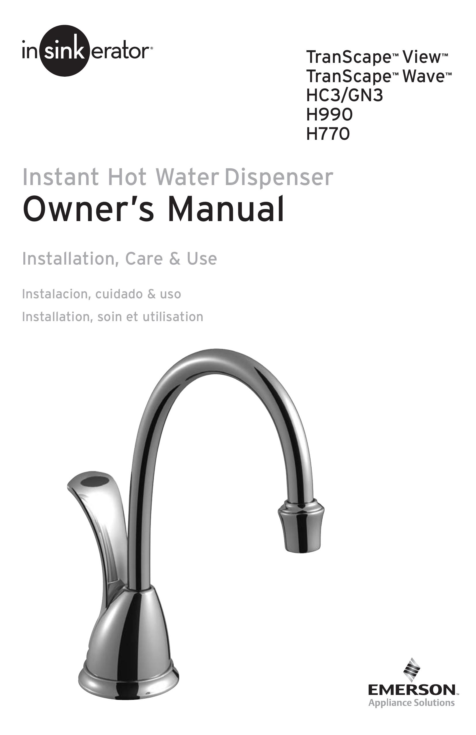 InSinkErator H770 Water Dispenser User Manual
