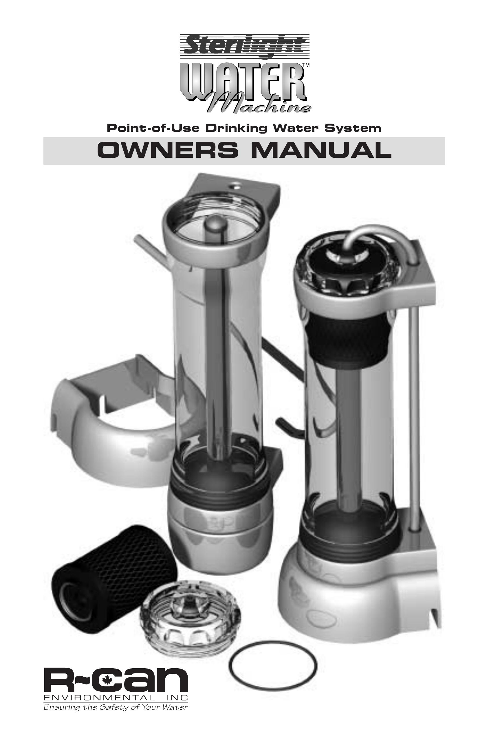 Sterilite Point-of-Use Drinking Water System Water Dispenser User Manual