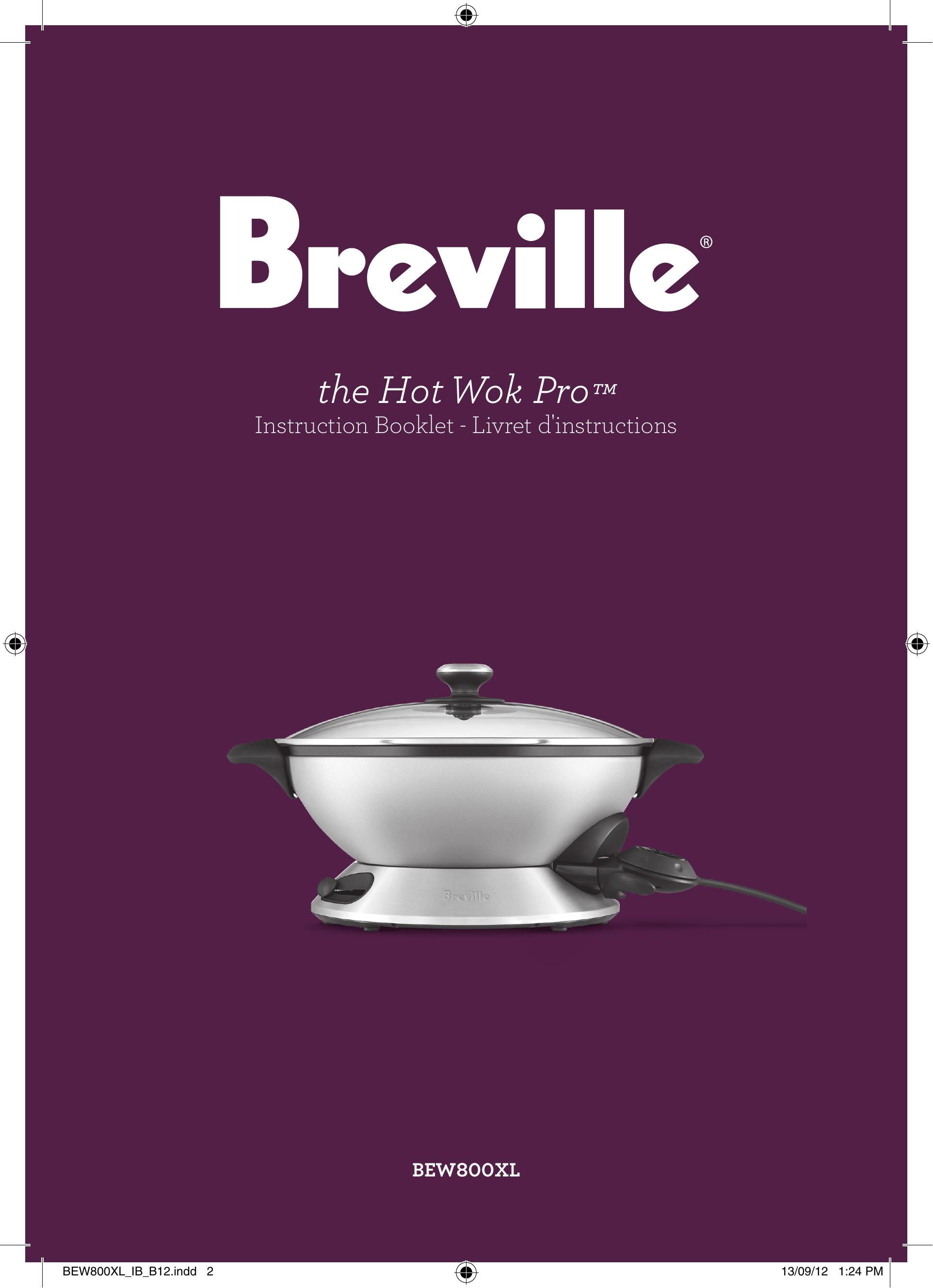 Breville The Hot Wok Pro Wok User Manual