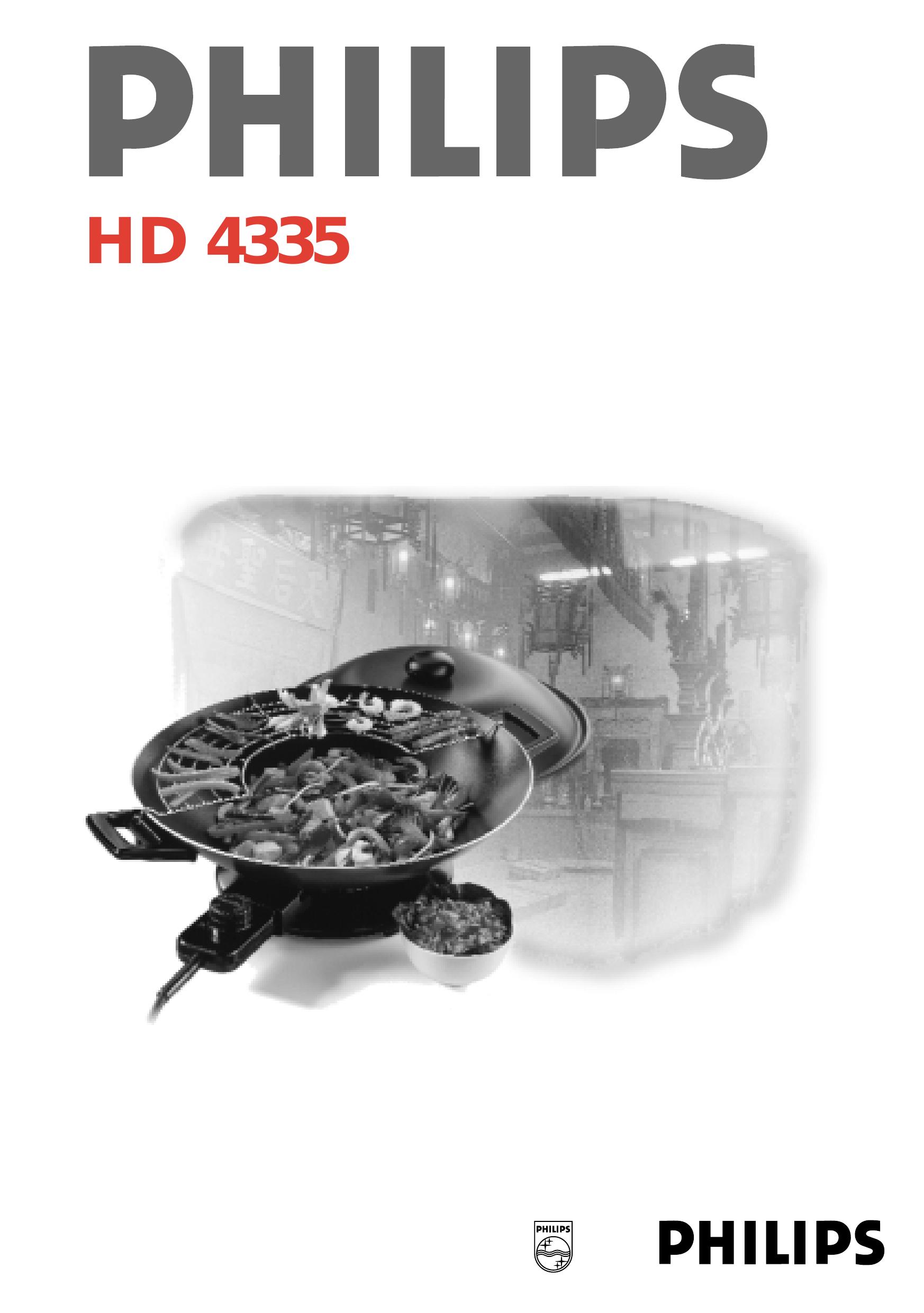 Philips HD 4335 Wok User Manual