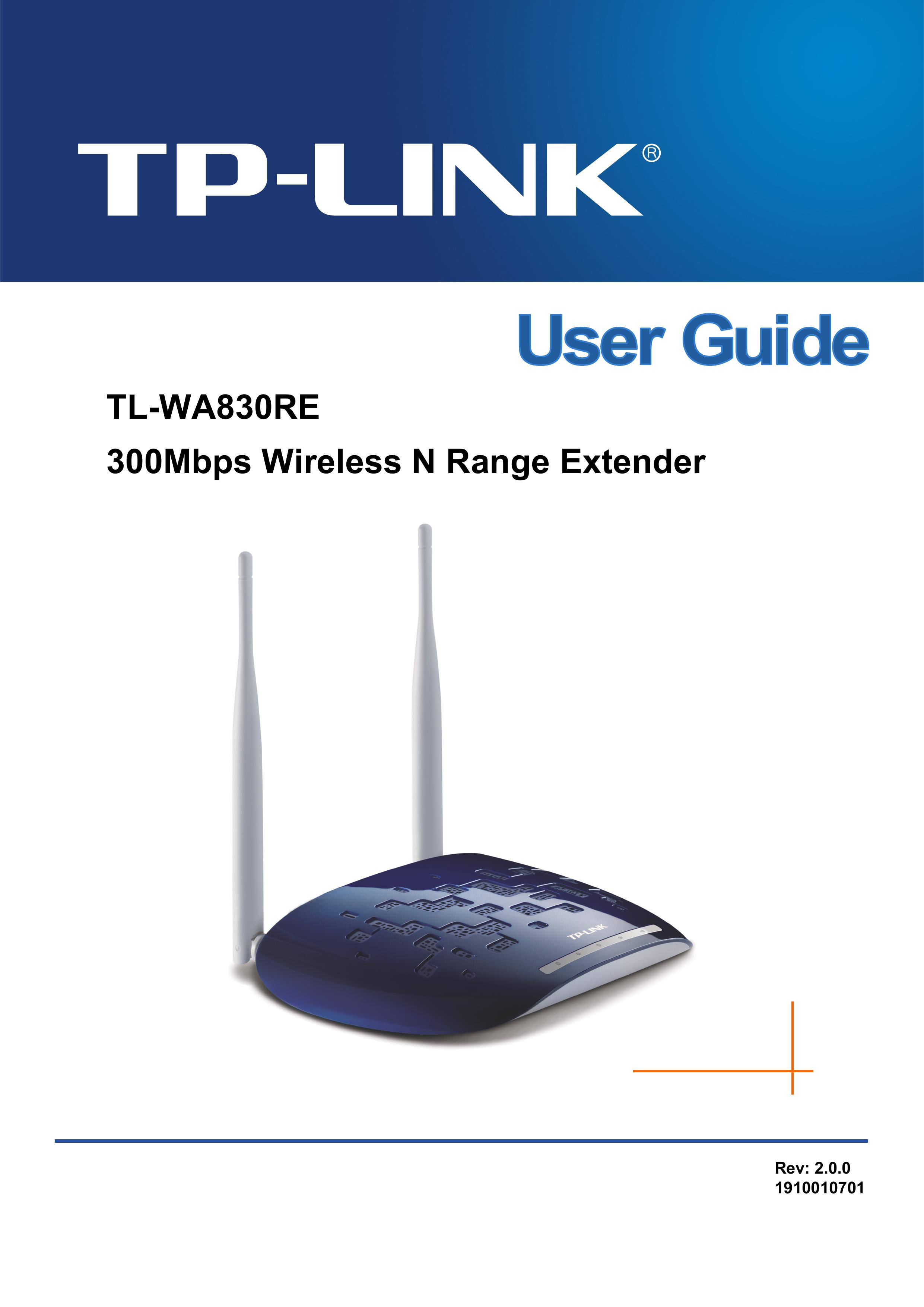 TP-Link TL-WA830RE Wok User Manual