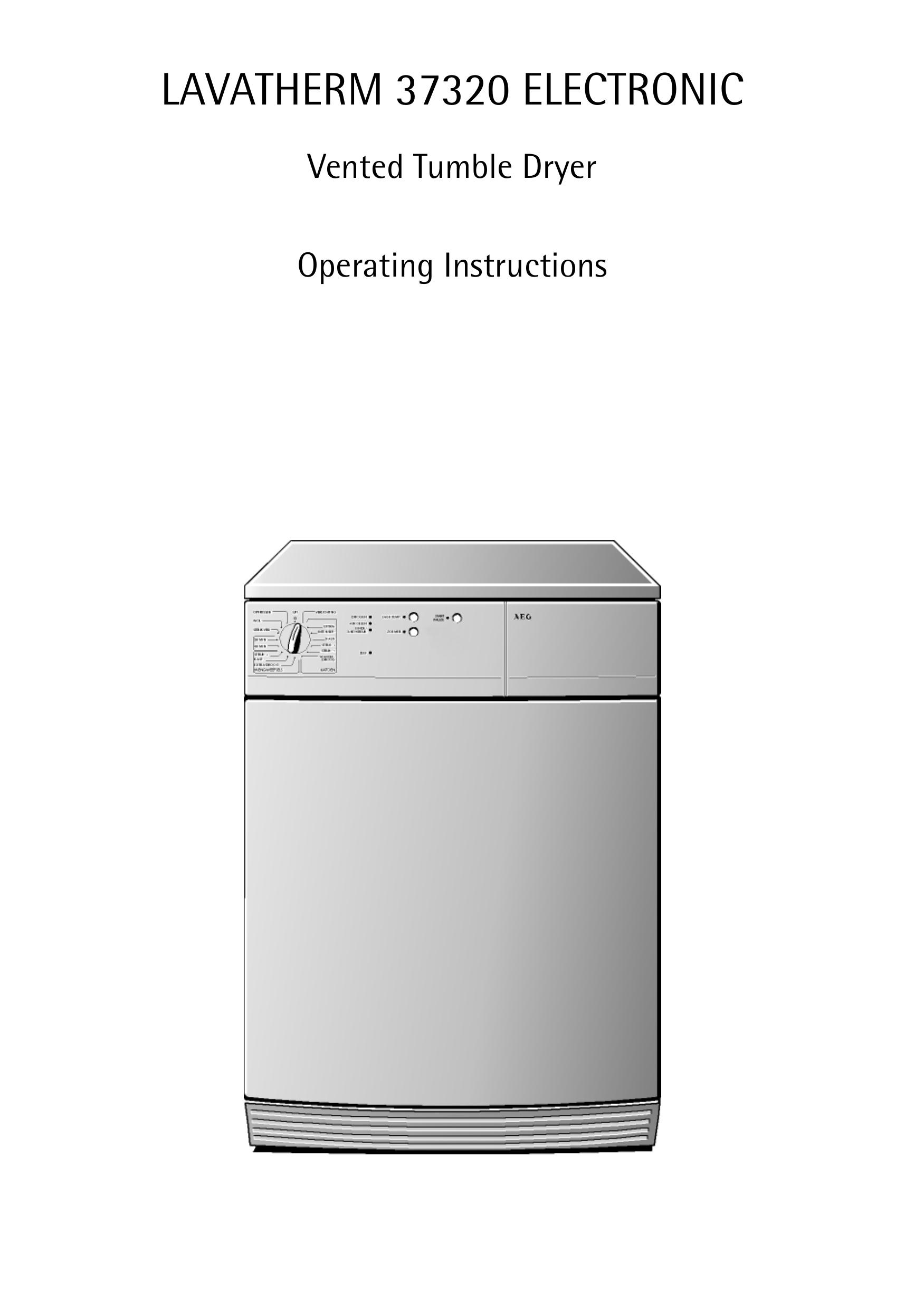 AEG 37320 Clothes Dryer User Manual