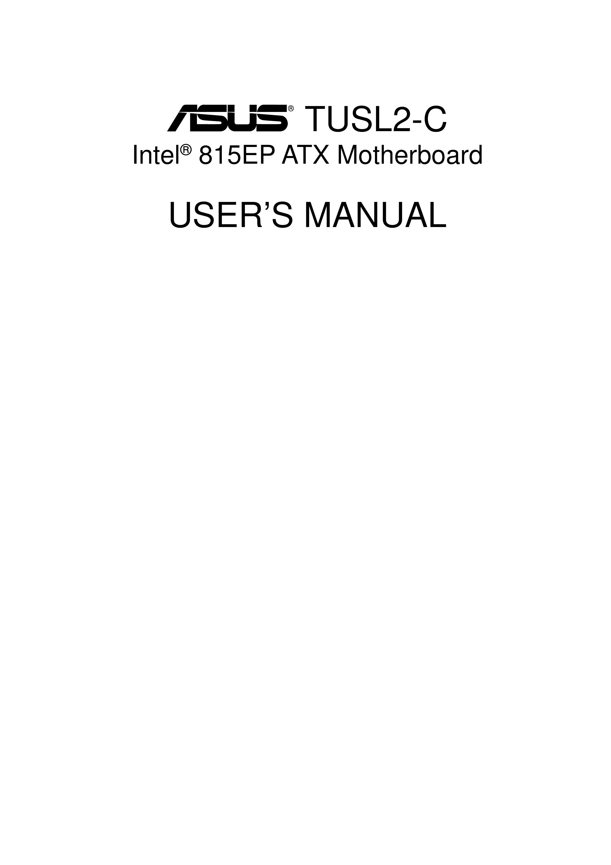 Asus TUSL2-C Clothes Dryer User Manual