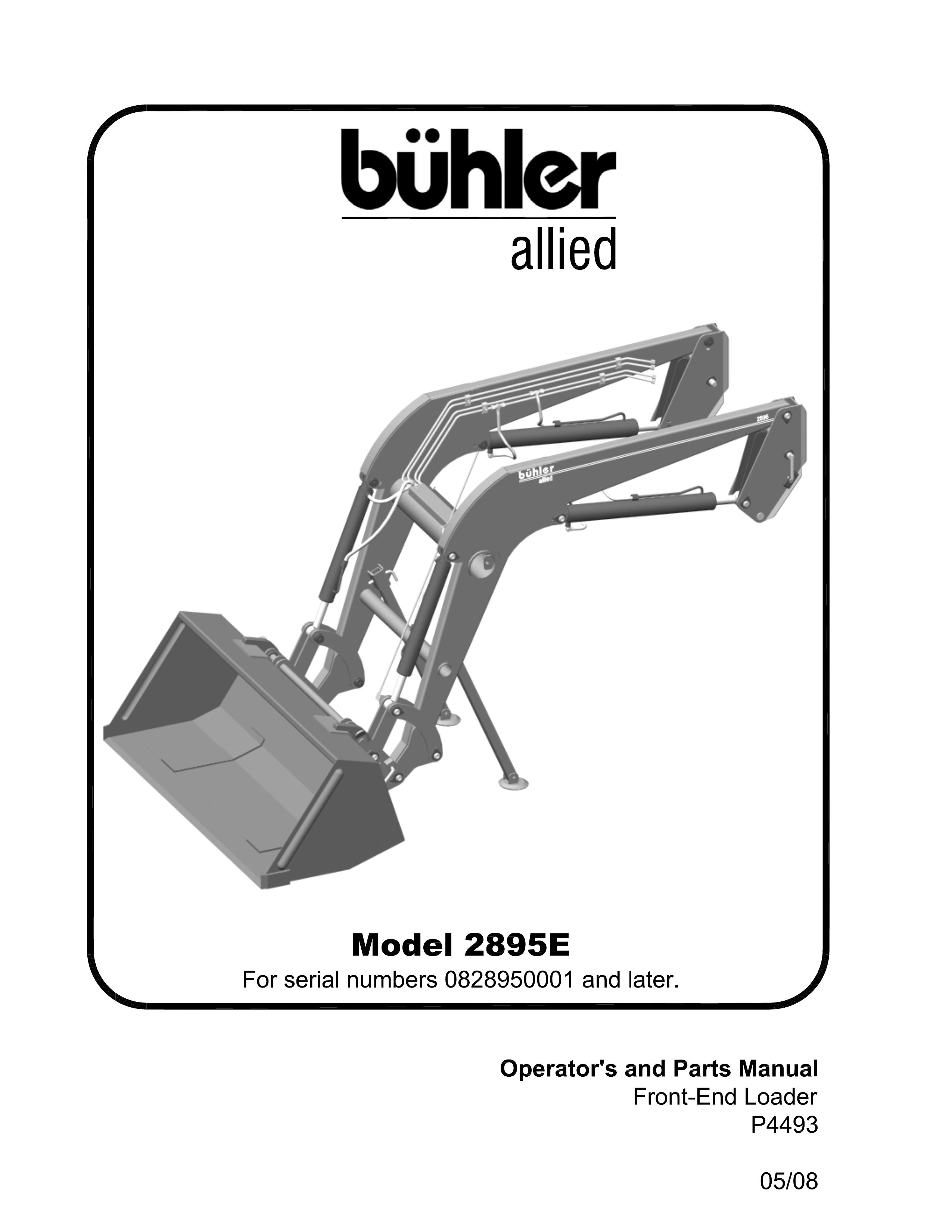 Buhler 2895E Clothes Dryer User Manual