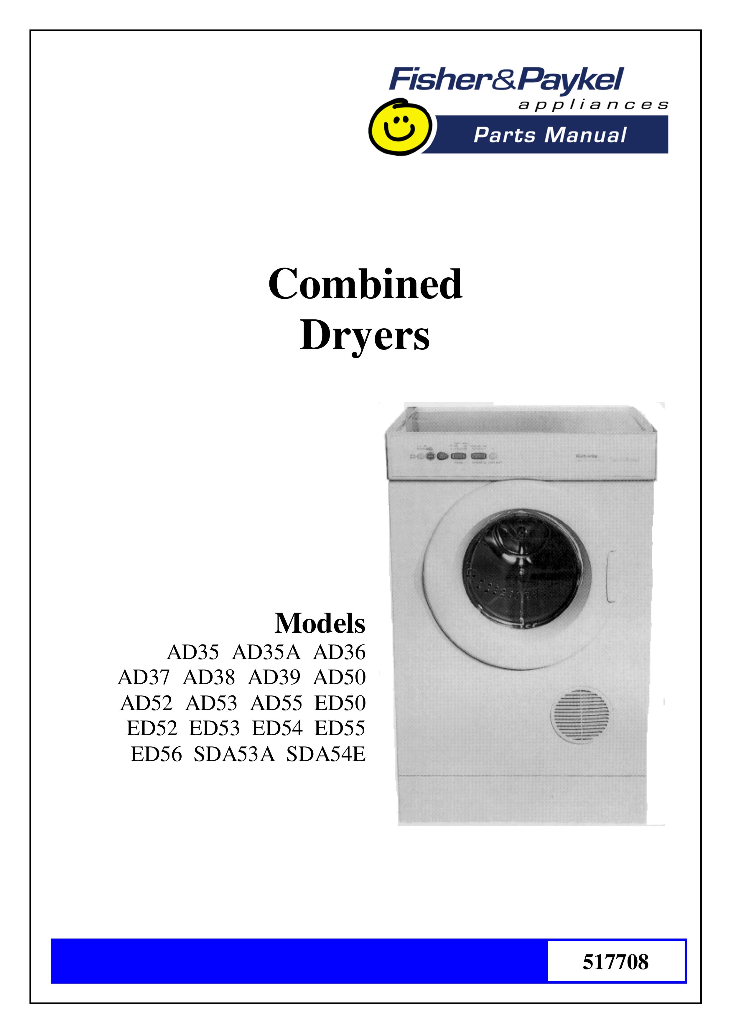 Fisher & Paykel ED56 Clothes Dryer User Manual