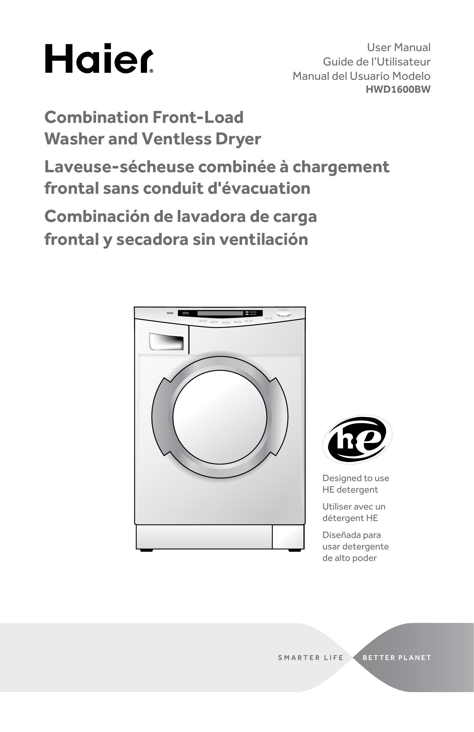 Haier HWD1600BW Clothes Dryer User Manual