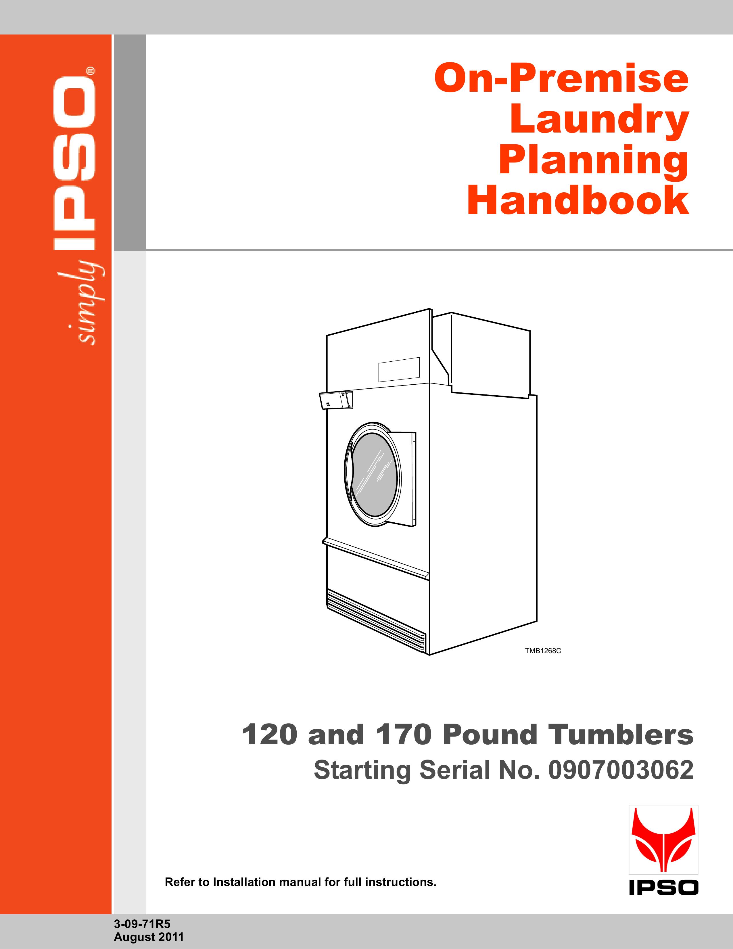 IPSO TMB1268C Clothes Dryer User Manual