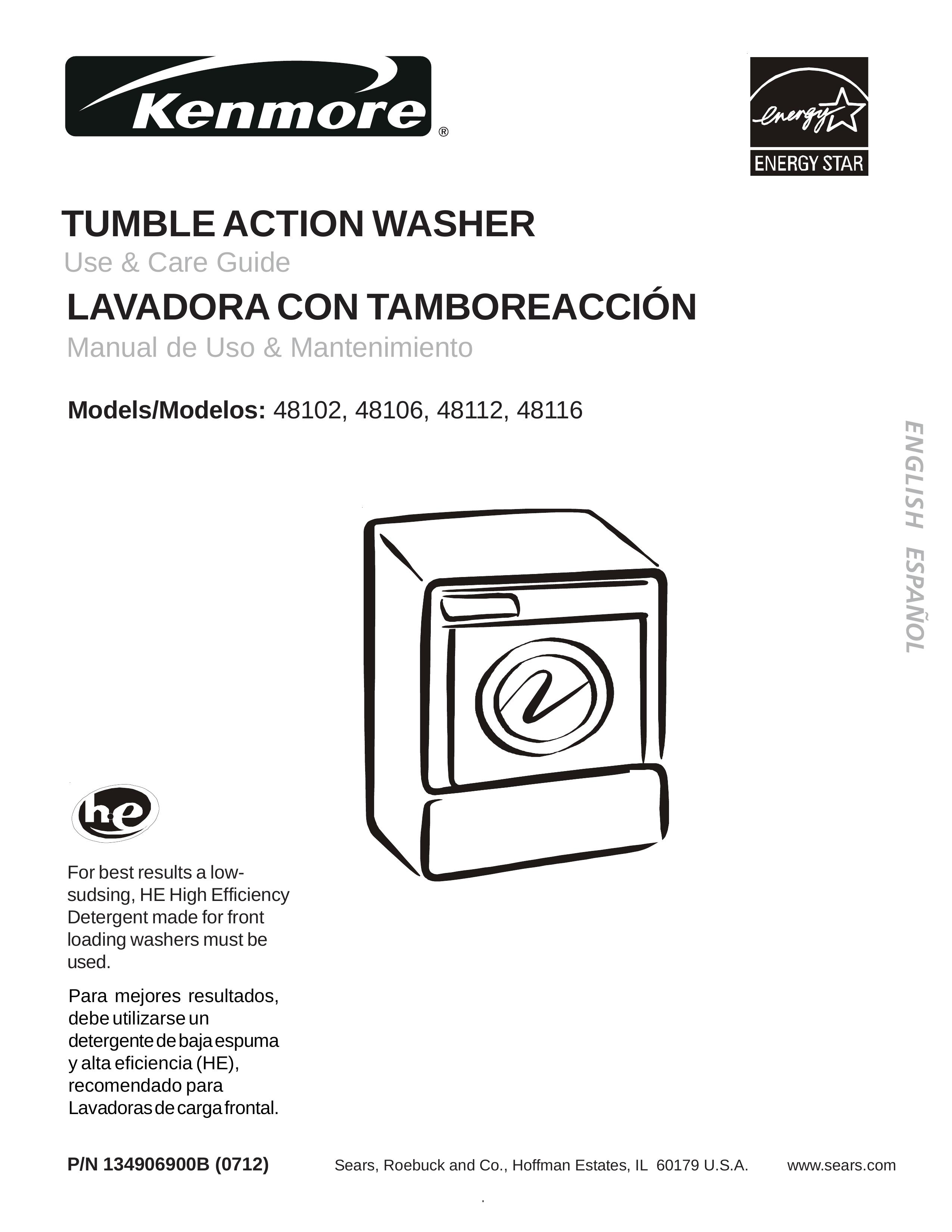 Kenmore 48102 Clothes Dryer User Manual