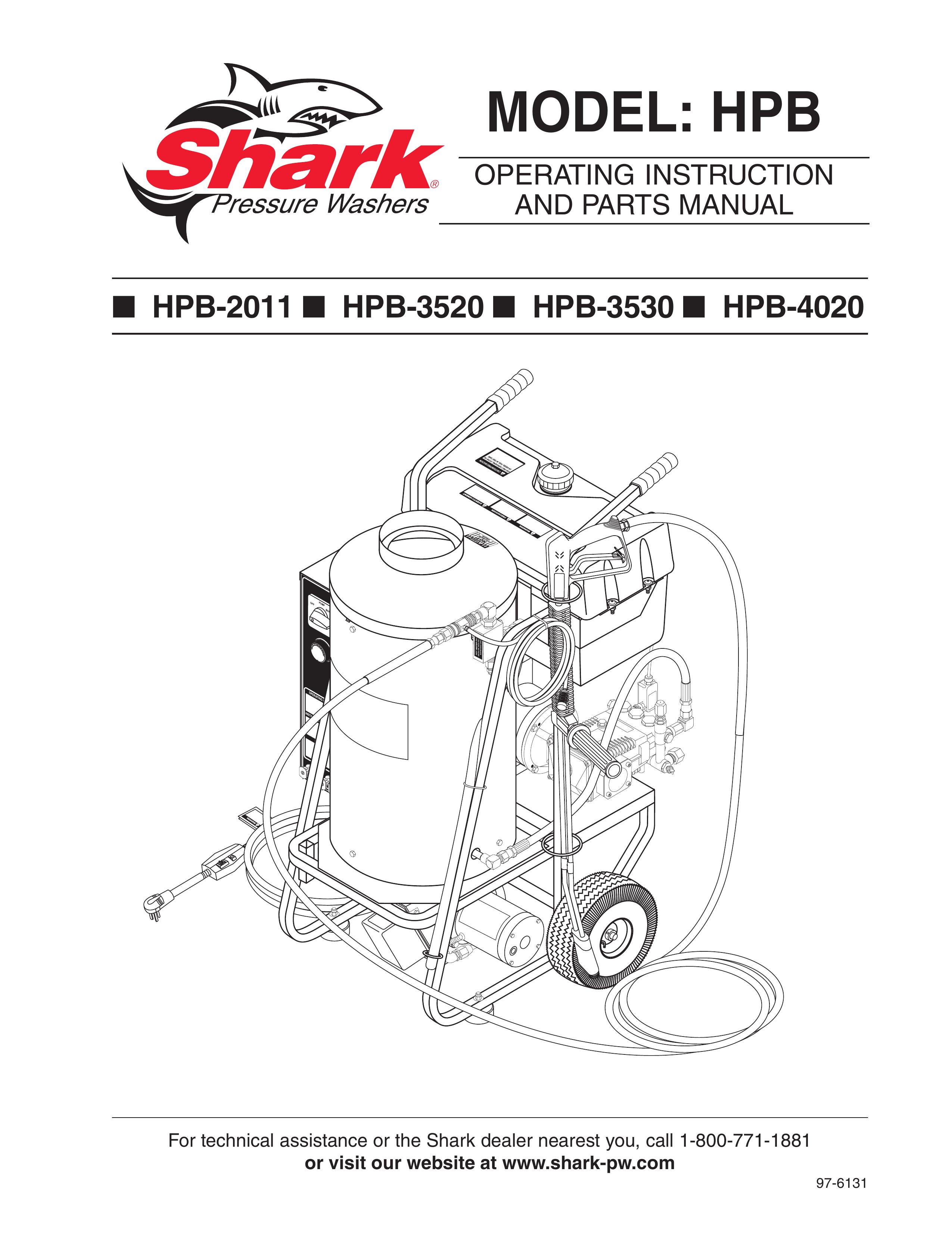 Shark HPB-2011 Clothes Dryer User Manual