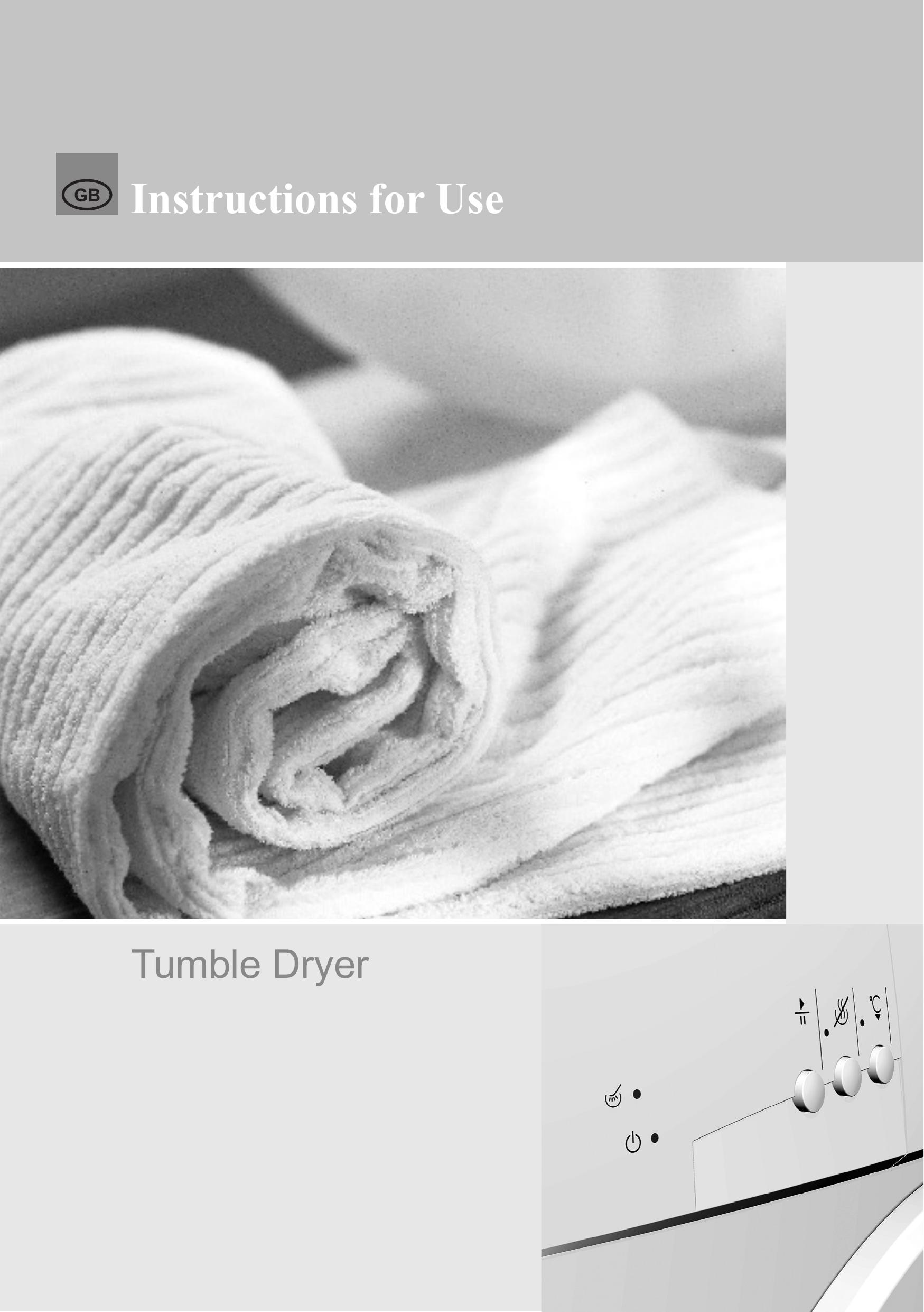 Smeg 129316 Clothes Dryer User Manual