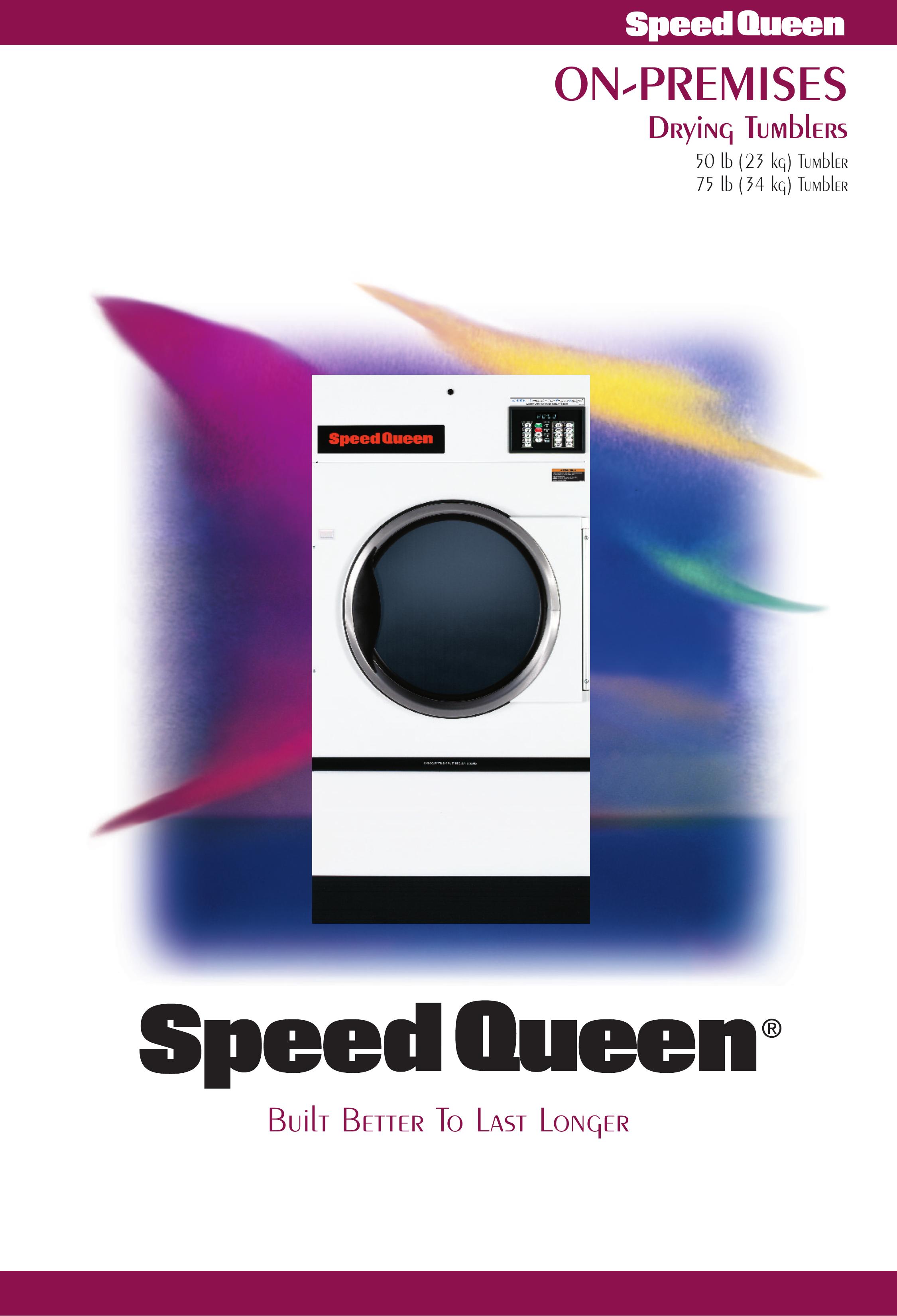 Speed Queen 50 lb Clothes Dryer User Manual