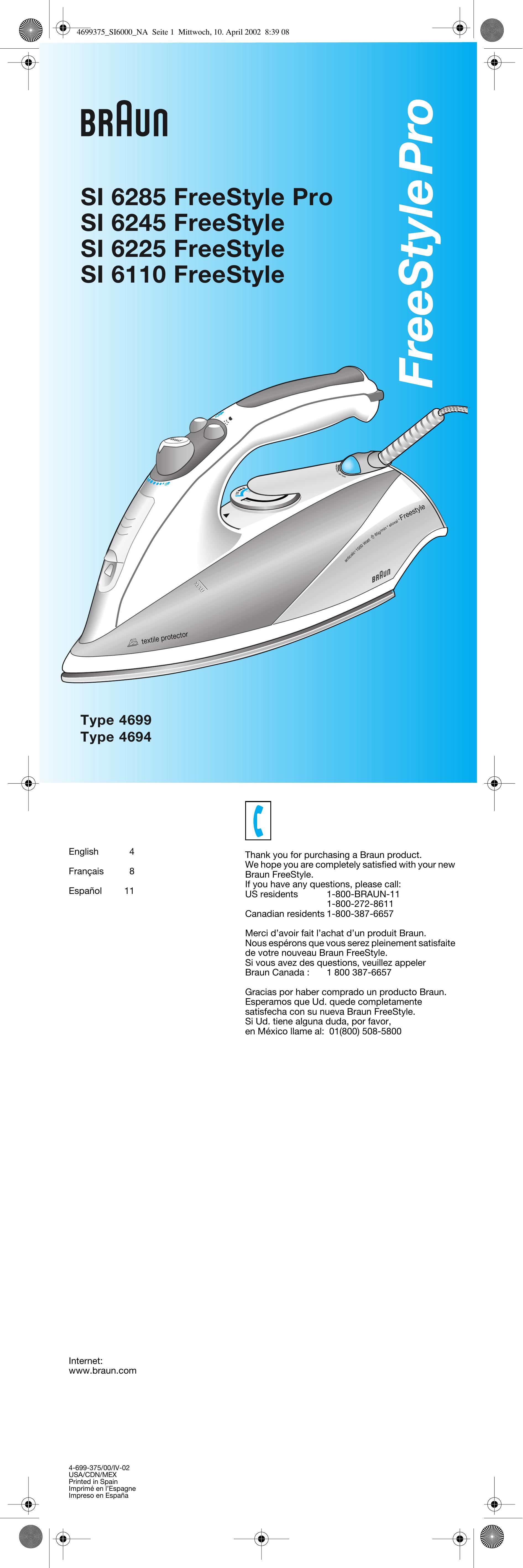 Braun 4699 Iron User Manual