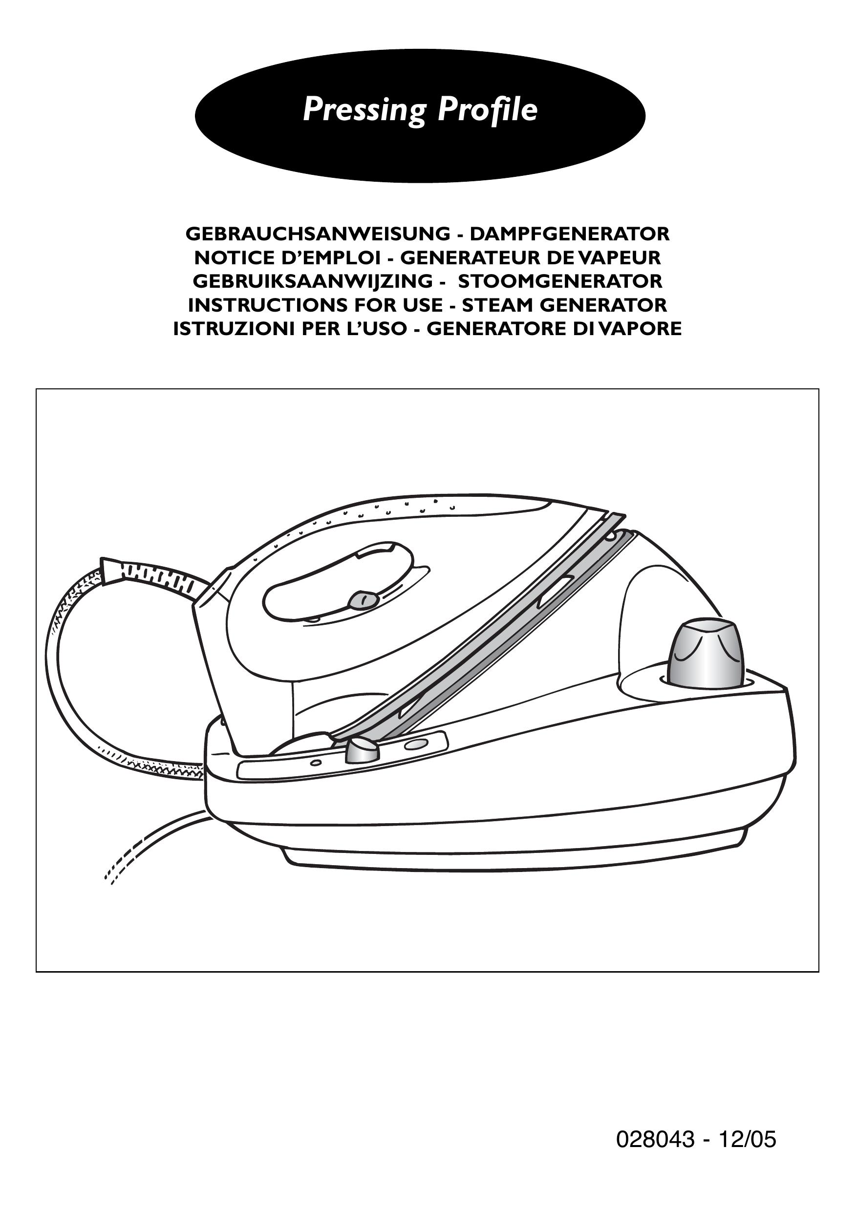 Groupe SEB USA - T-FAL 028043 Iron User Manual