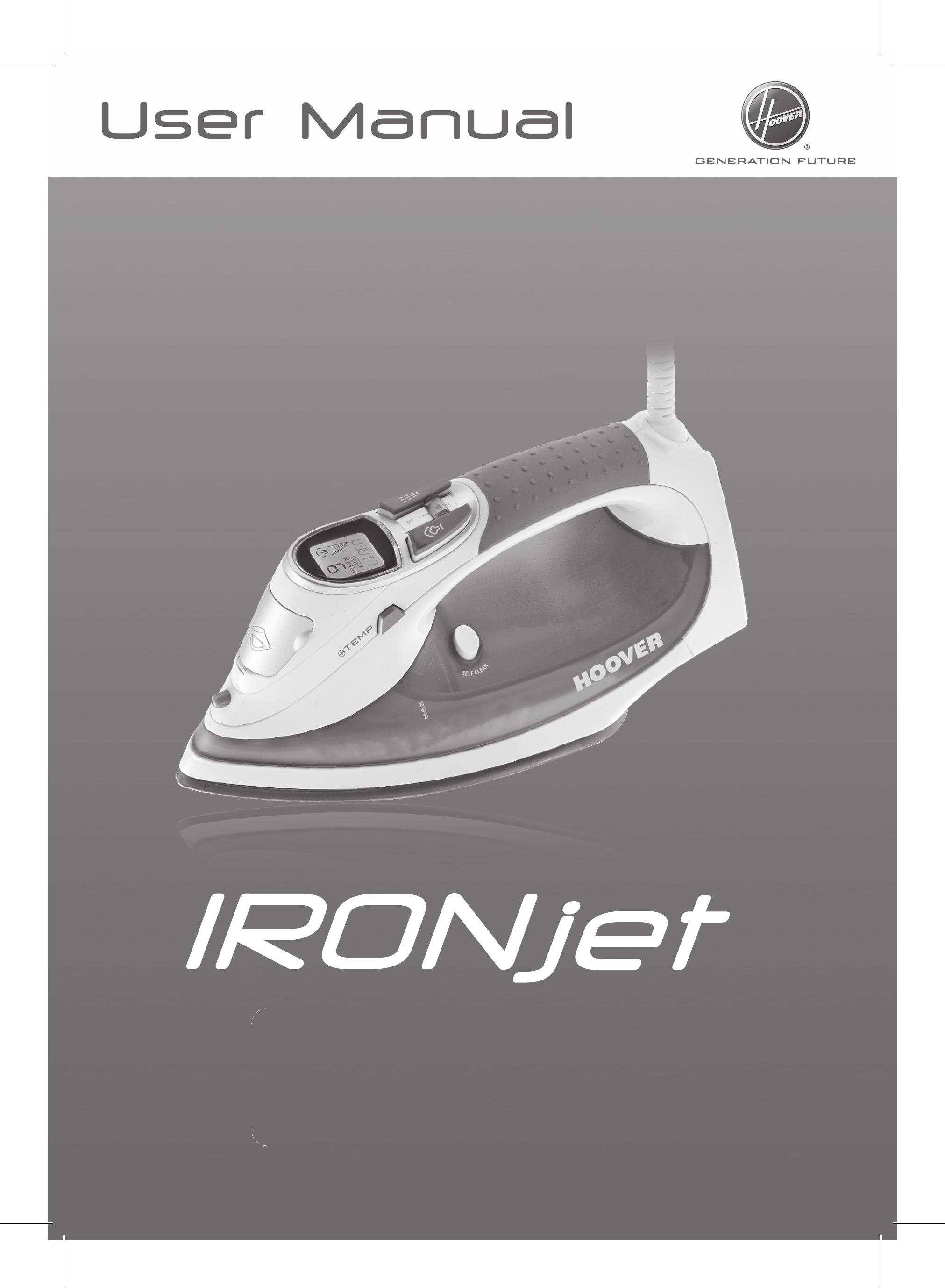 Hoover 48011051 Iron User Manual
