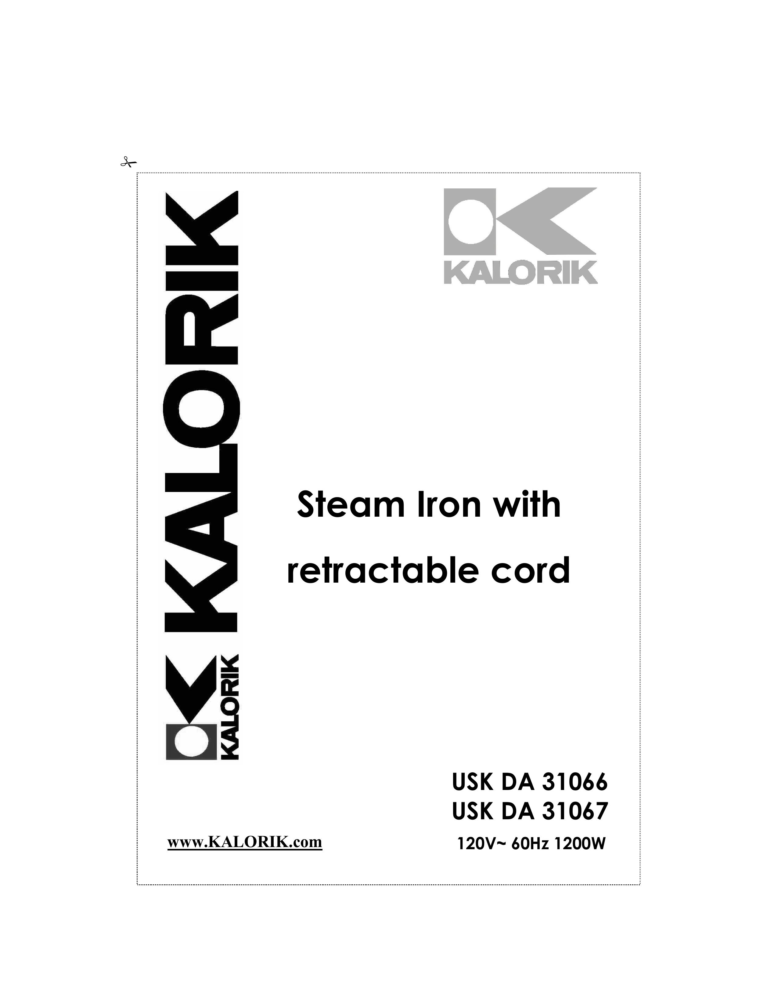 Kalorik USK DA 31066 Iron User Manual