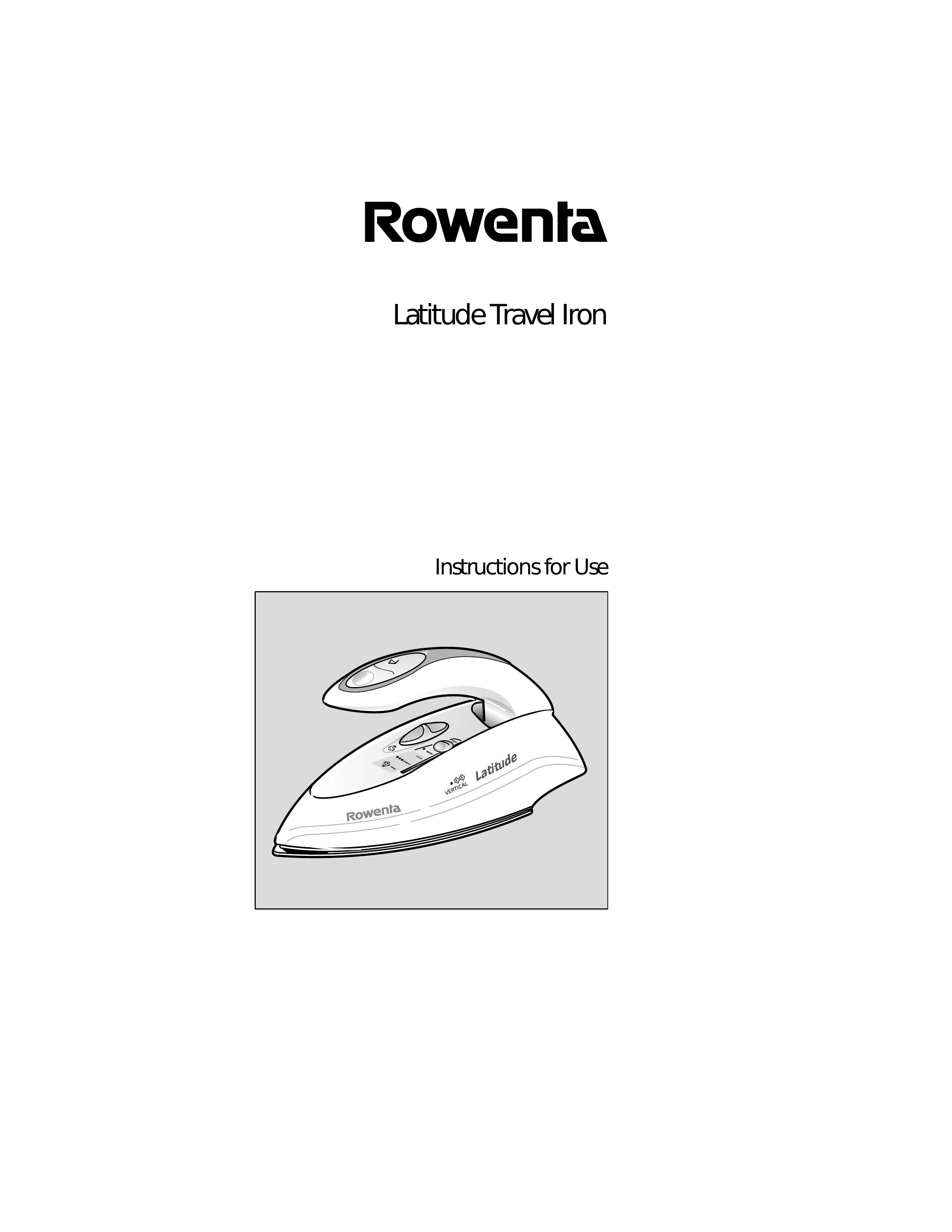 Rowenta Travel Iron Iron User Manual