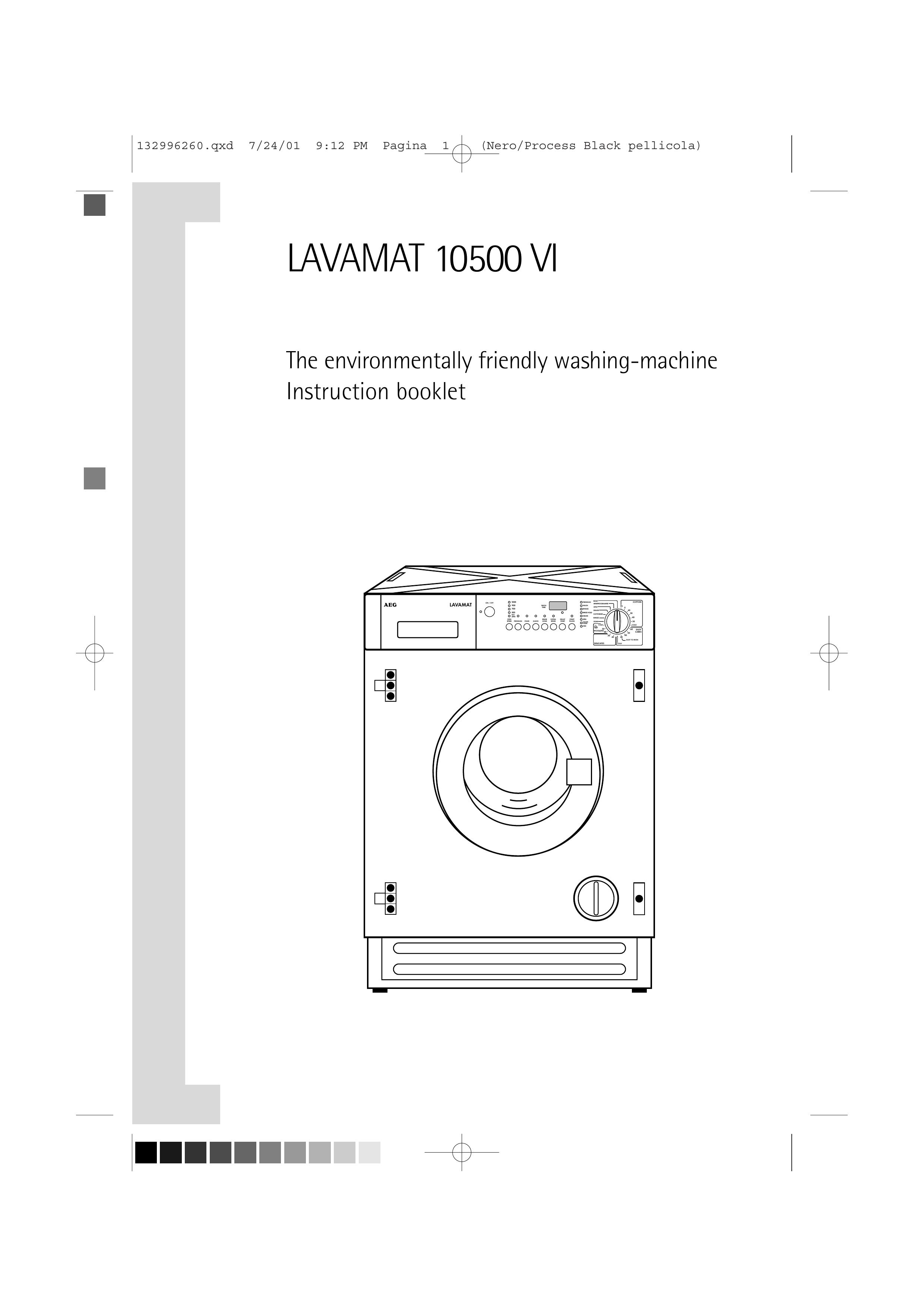 AEG 10500 VI Washer User Manual