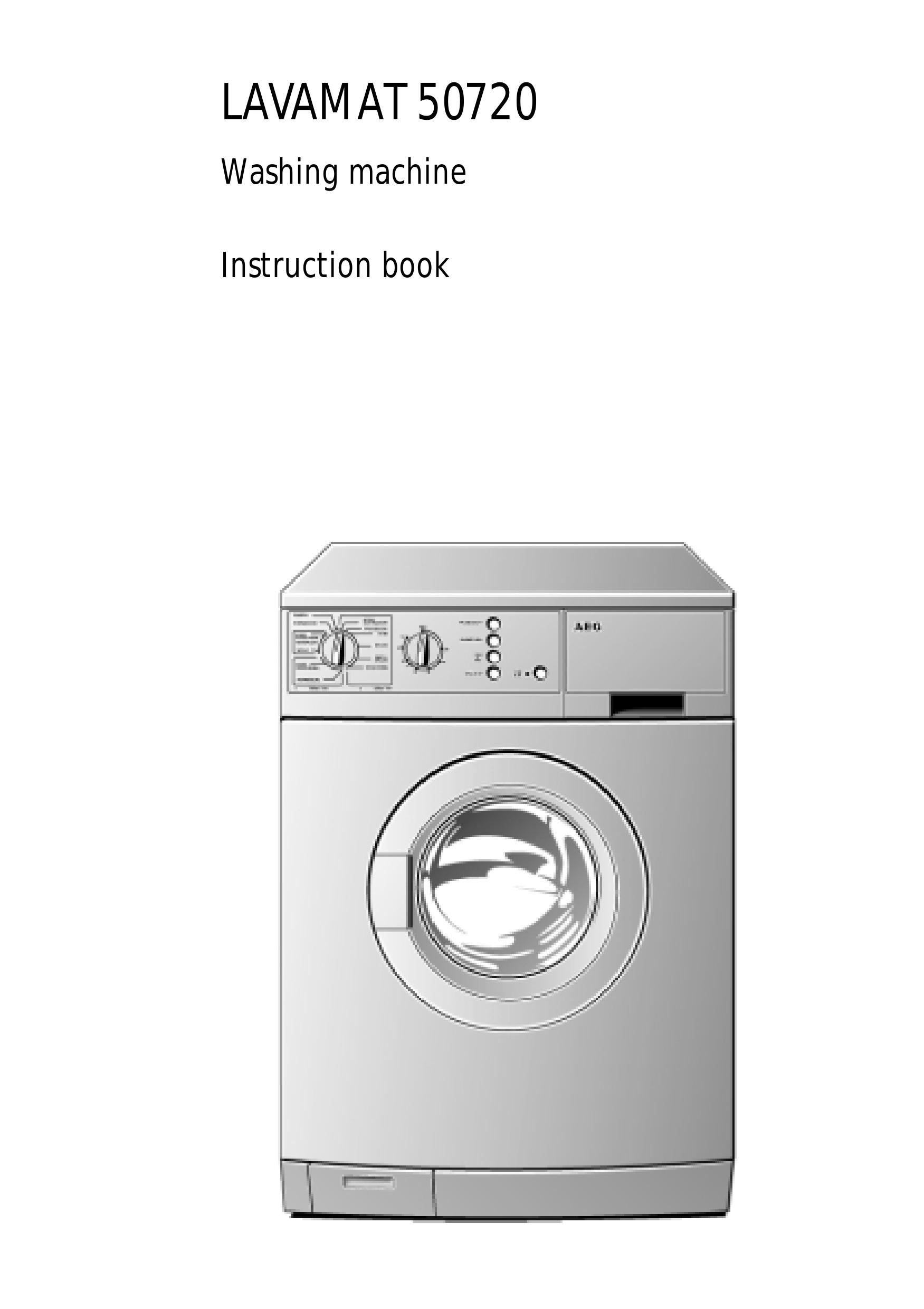 AEG 50720 Washer User Manual