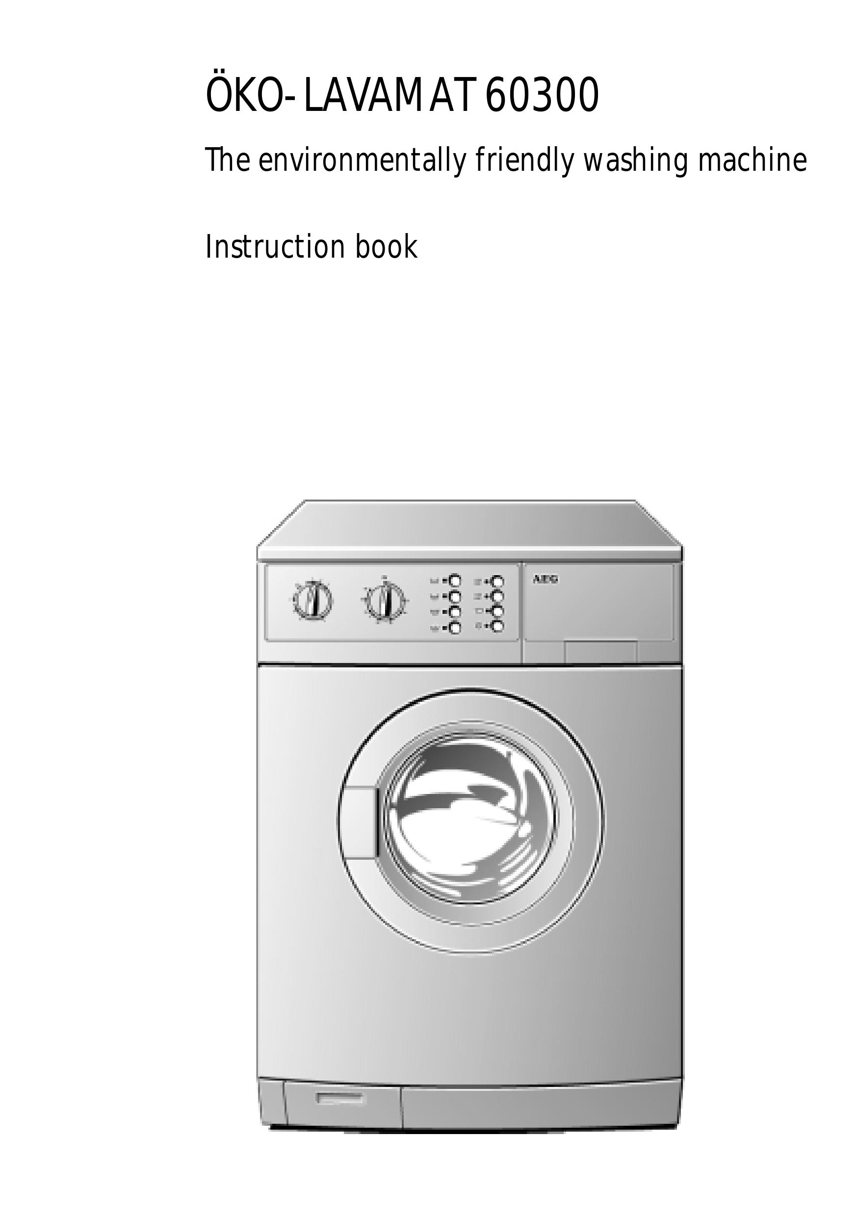 AEG 60300 Washer User Manual