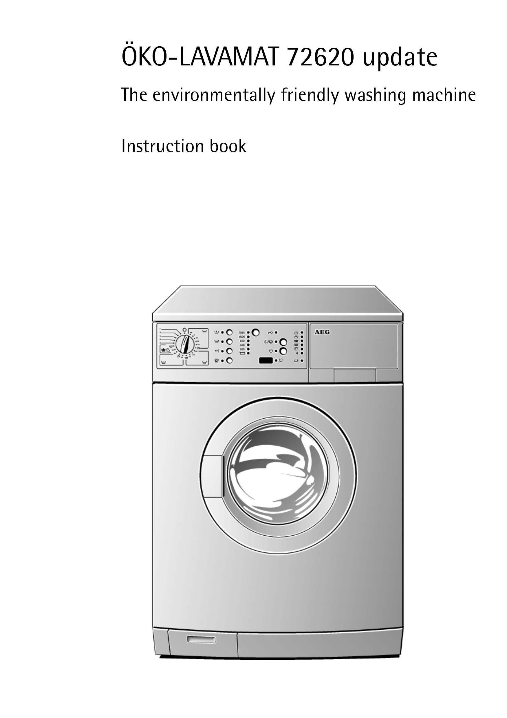 AEG 72620 Washer User Manual