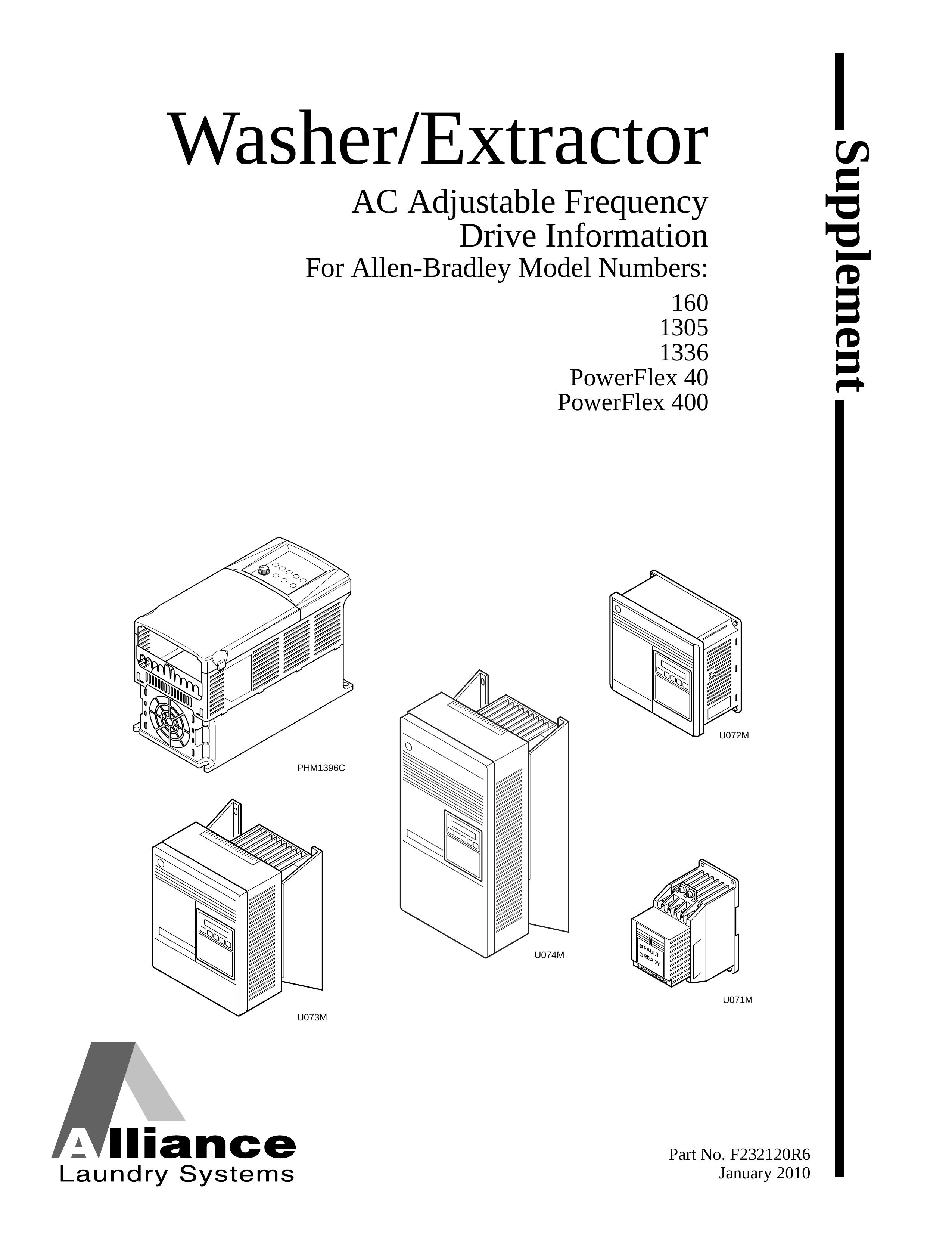 Alliance Laundry Systems 1336 Washer User Manual