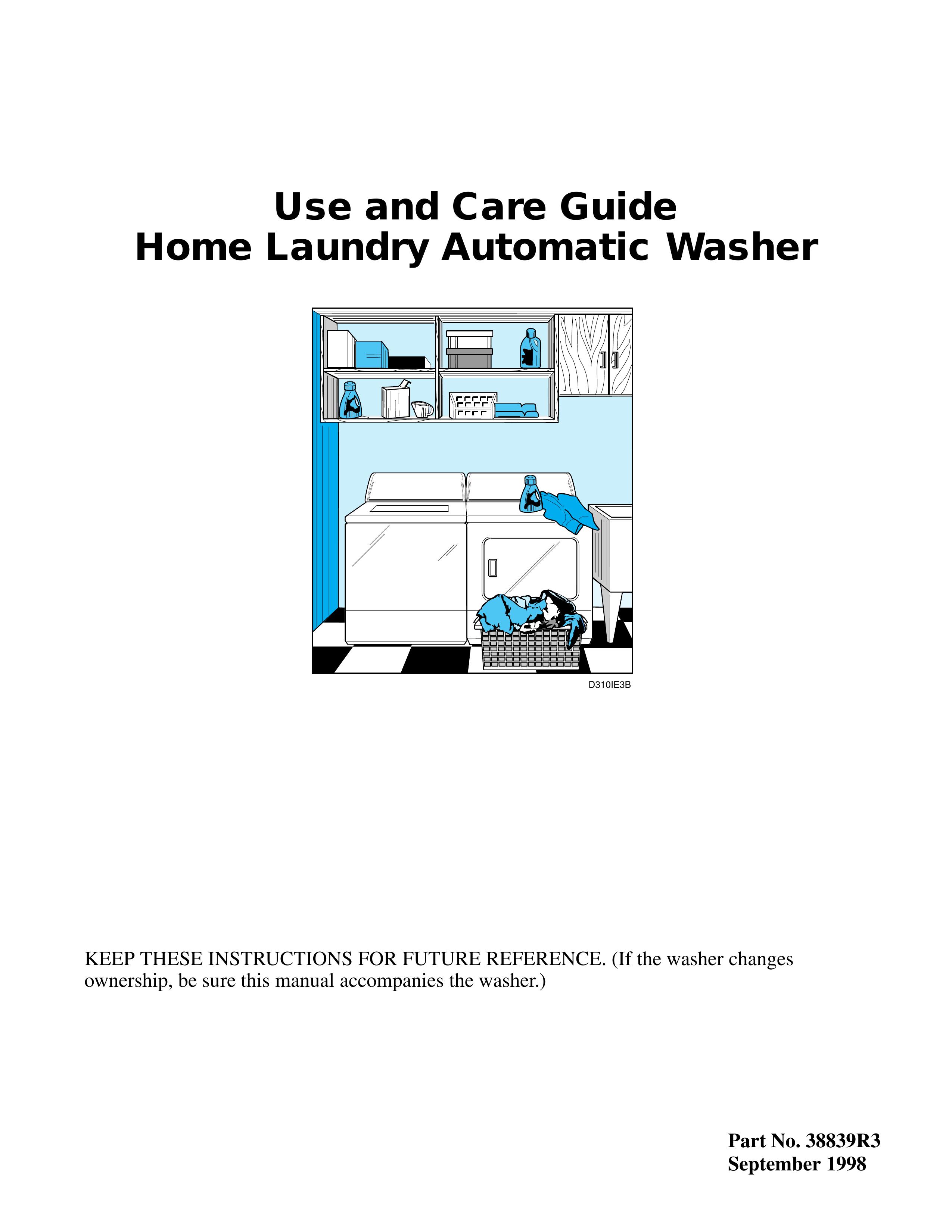 Amana Home Laundry Automatic Washer Washer User Manual