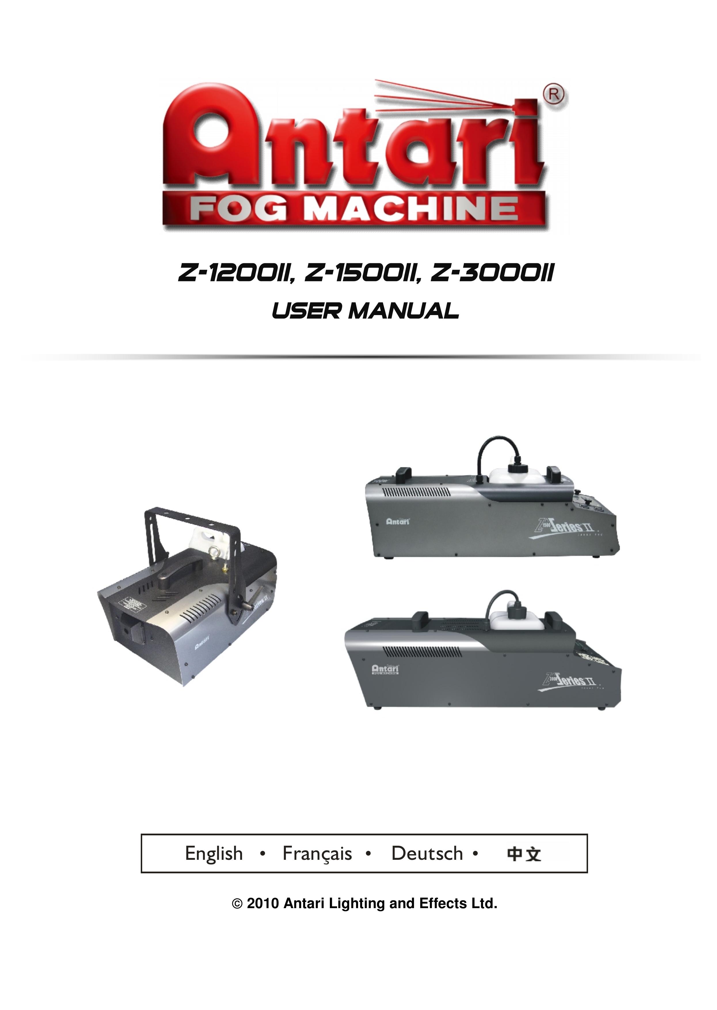 Antari Lighting and Effects Z-1500II Washer User Manual