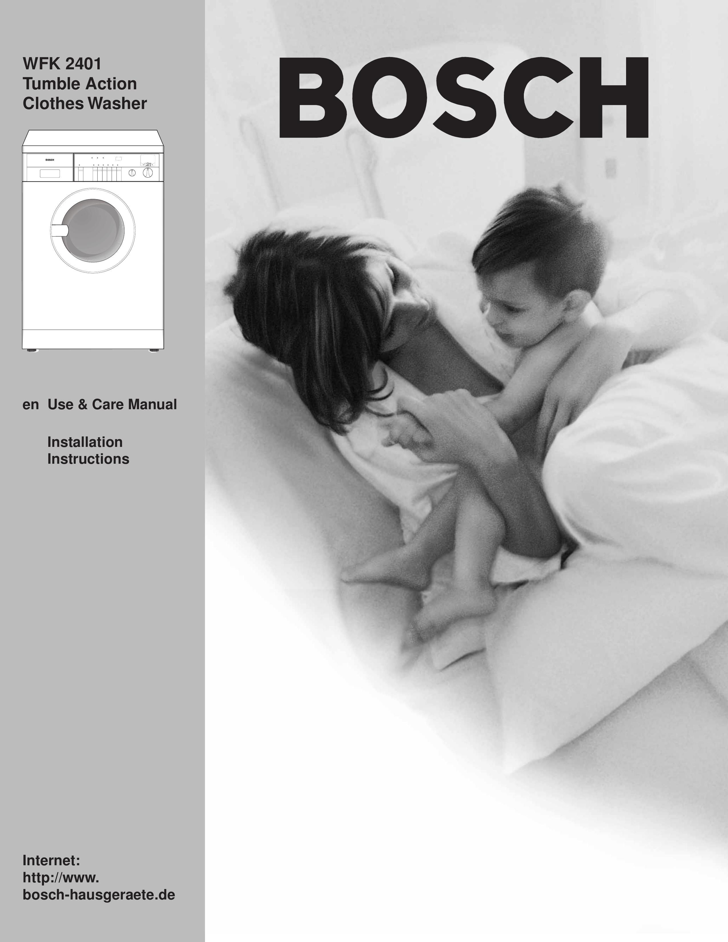 Bosch Appliances WFK 2401 Washer User Manual