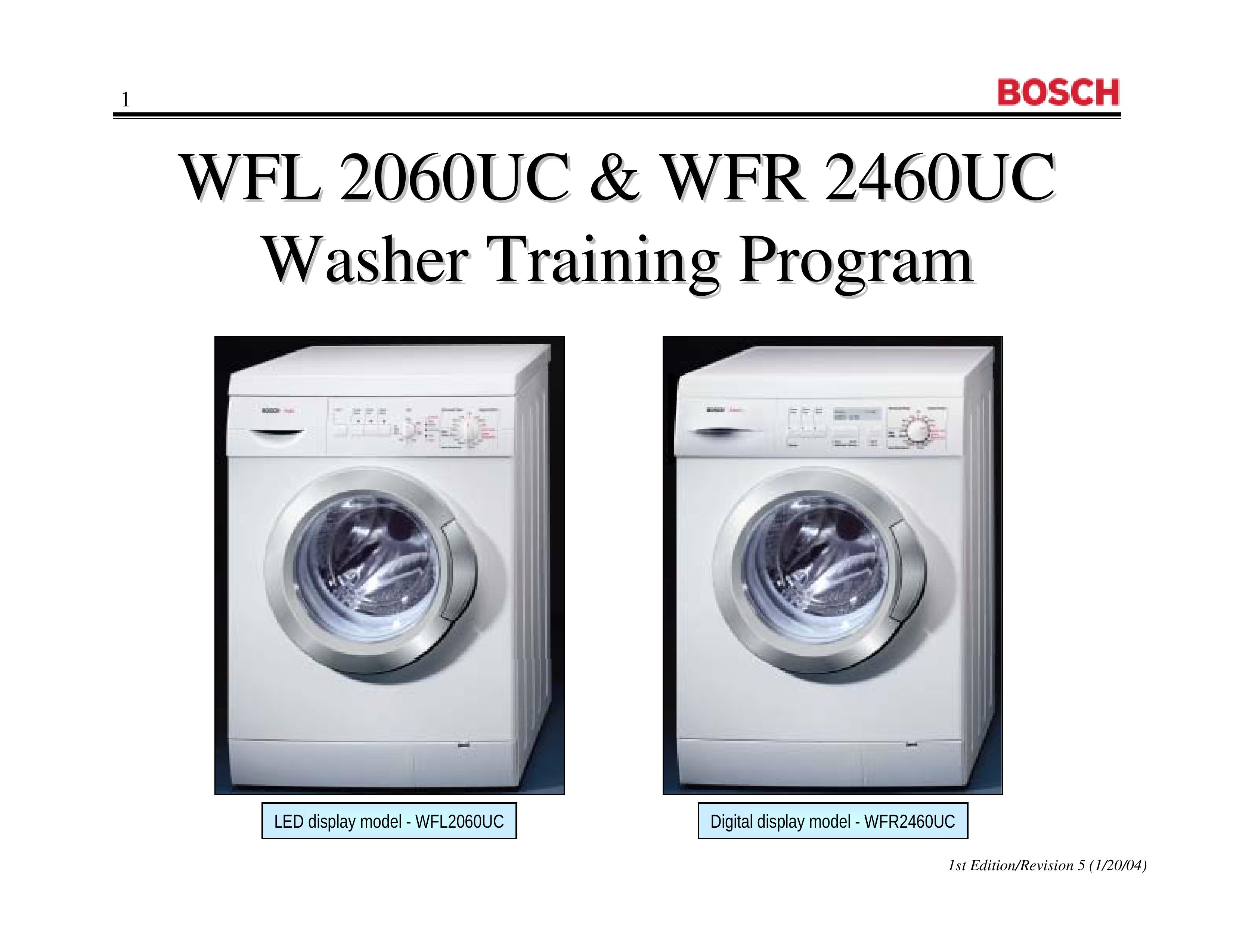 Bosch Appliances WFR 2460UC Washer User Manual
