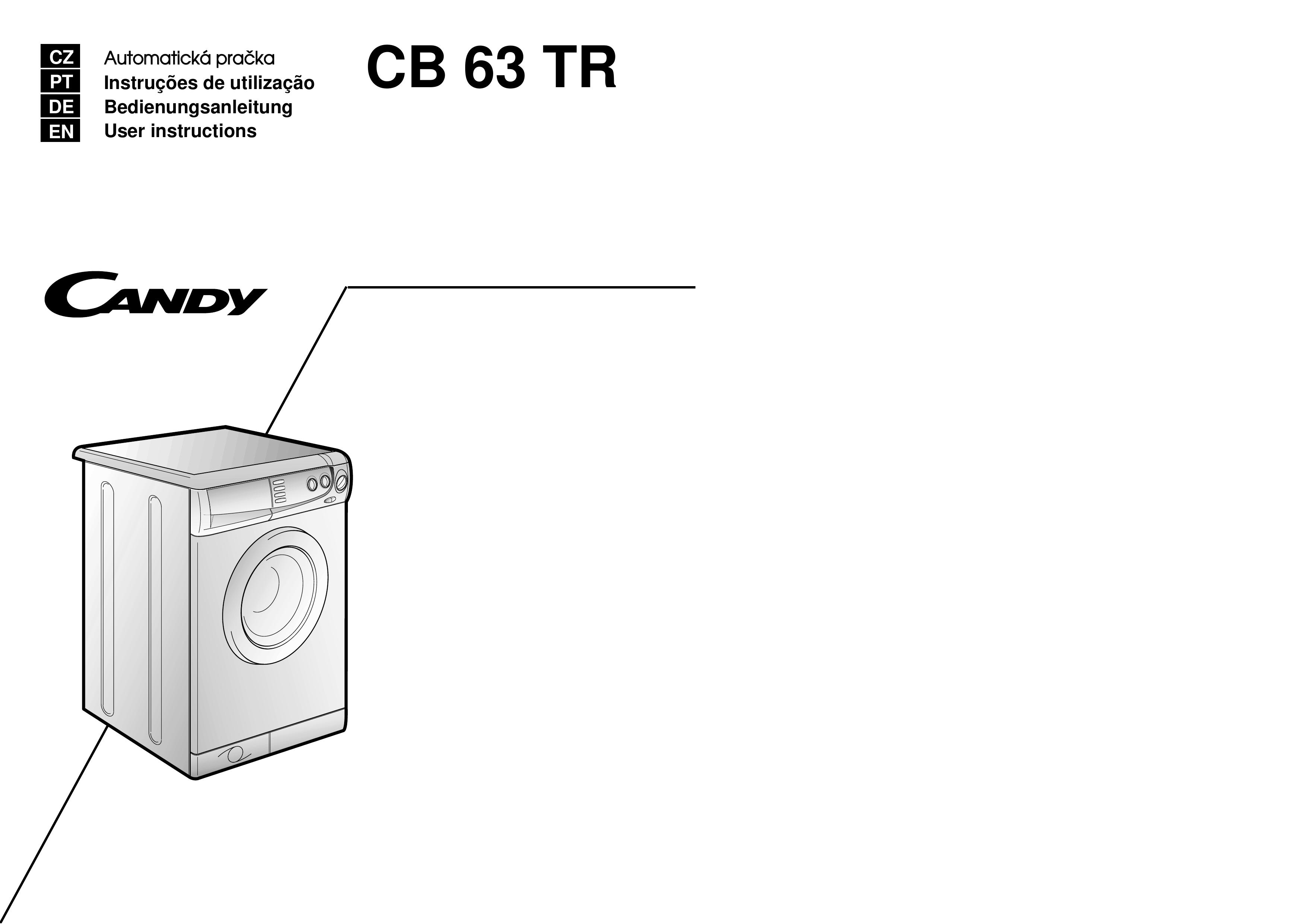 Candy CB 63 TR Washer User Manual