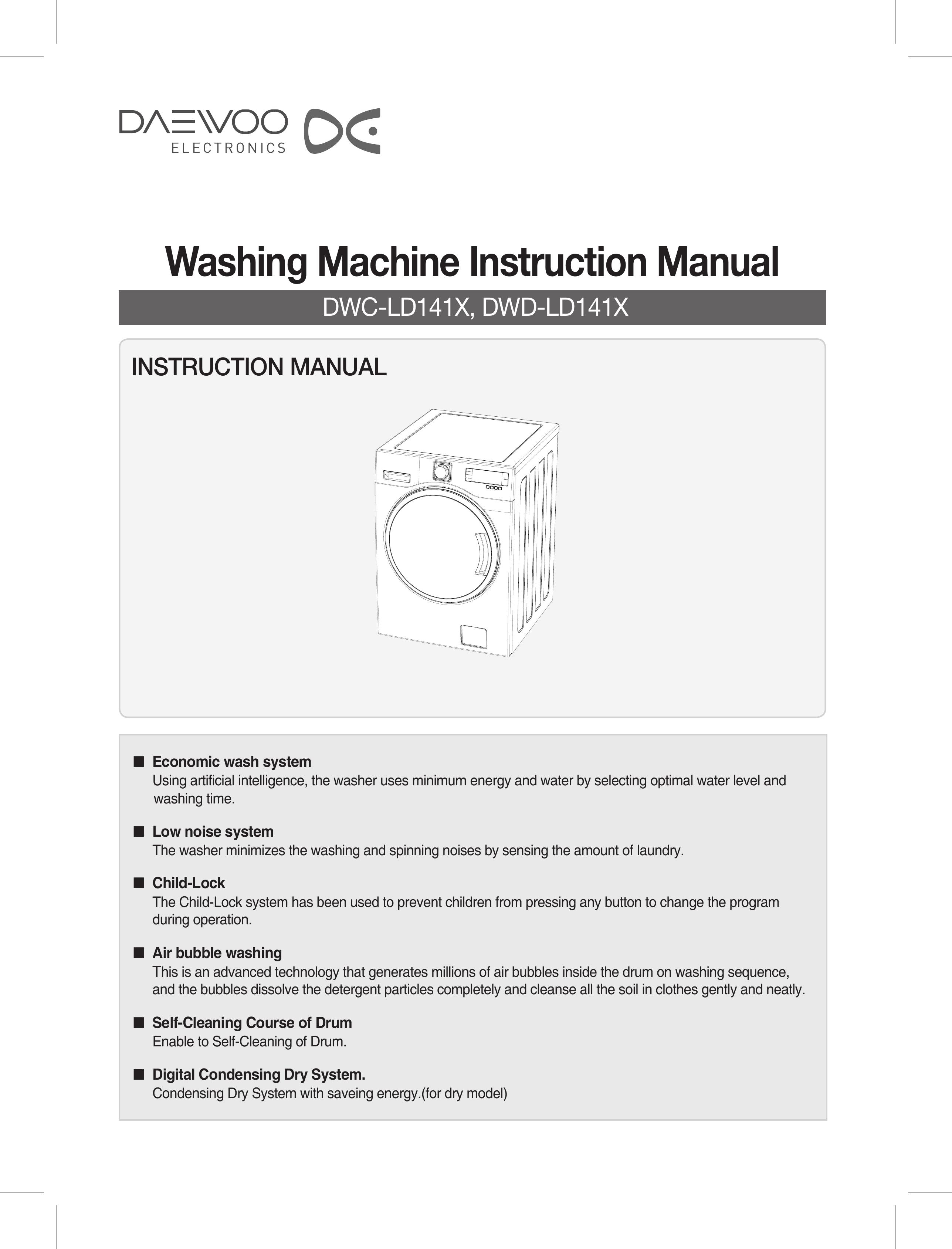 Daewoo DWC-LD141X Washer User Manual